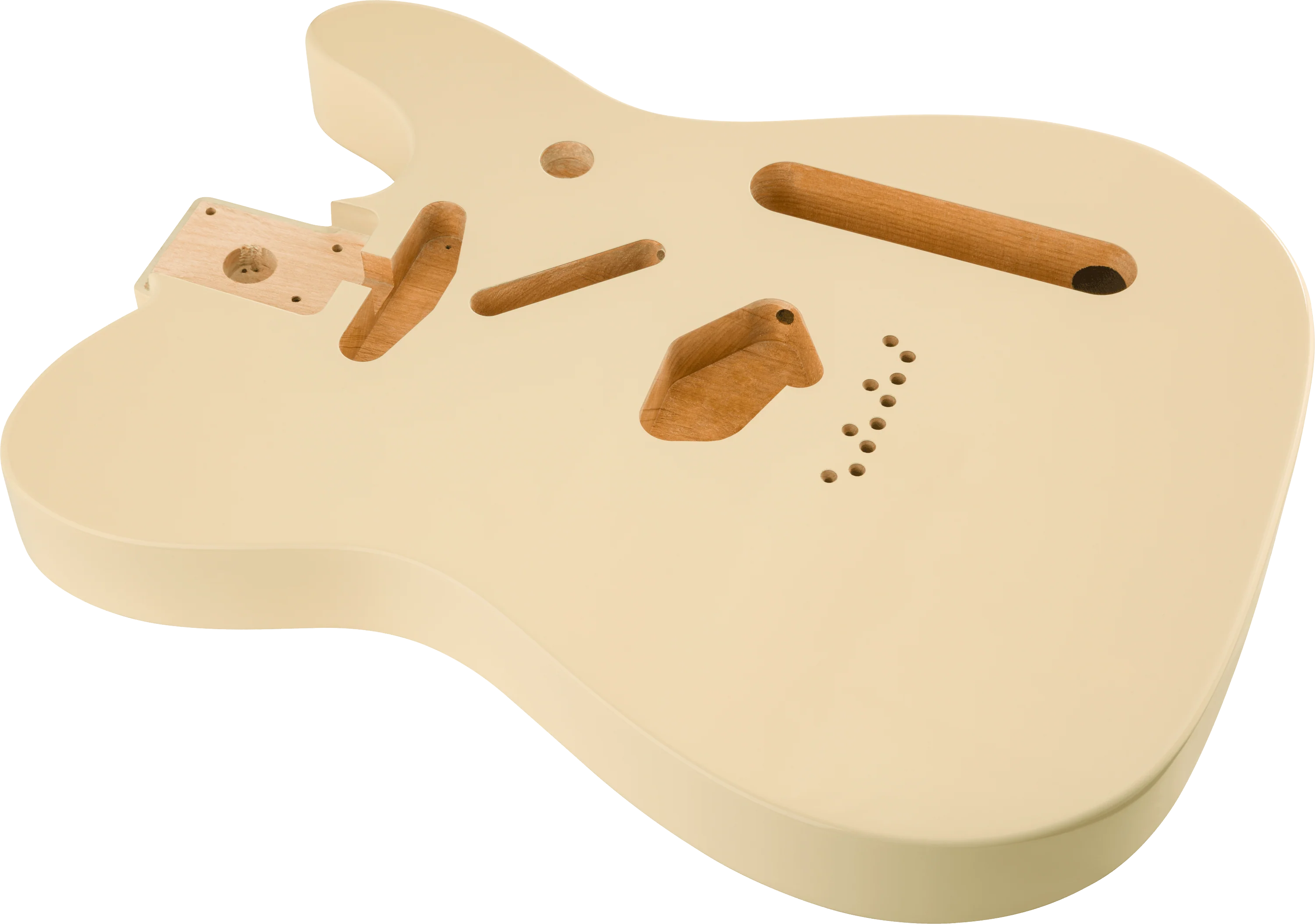 Classic Series 60's Telecaster® SS Alder Body Vintage Bridge Mount - Olympic White 2 Classic Series 60's Telecaster® SS Alder Body Vintage Bridge Mount - Olympic White