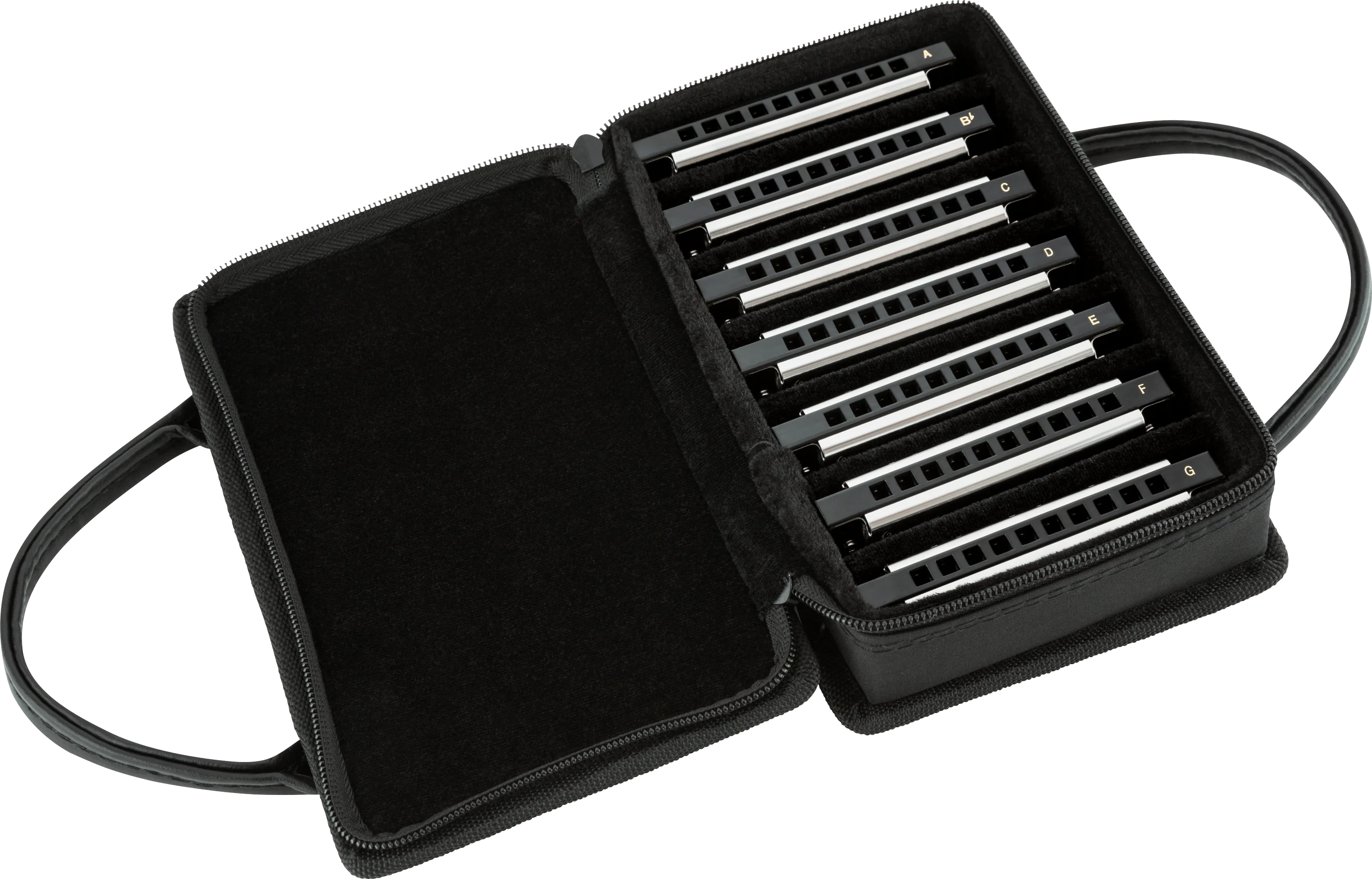 Blues Deluxe Harmonicas - 7 Pack with Case 2 Blues Deluxe Harmonicas - 7 Pack with Case