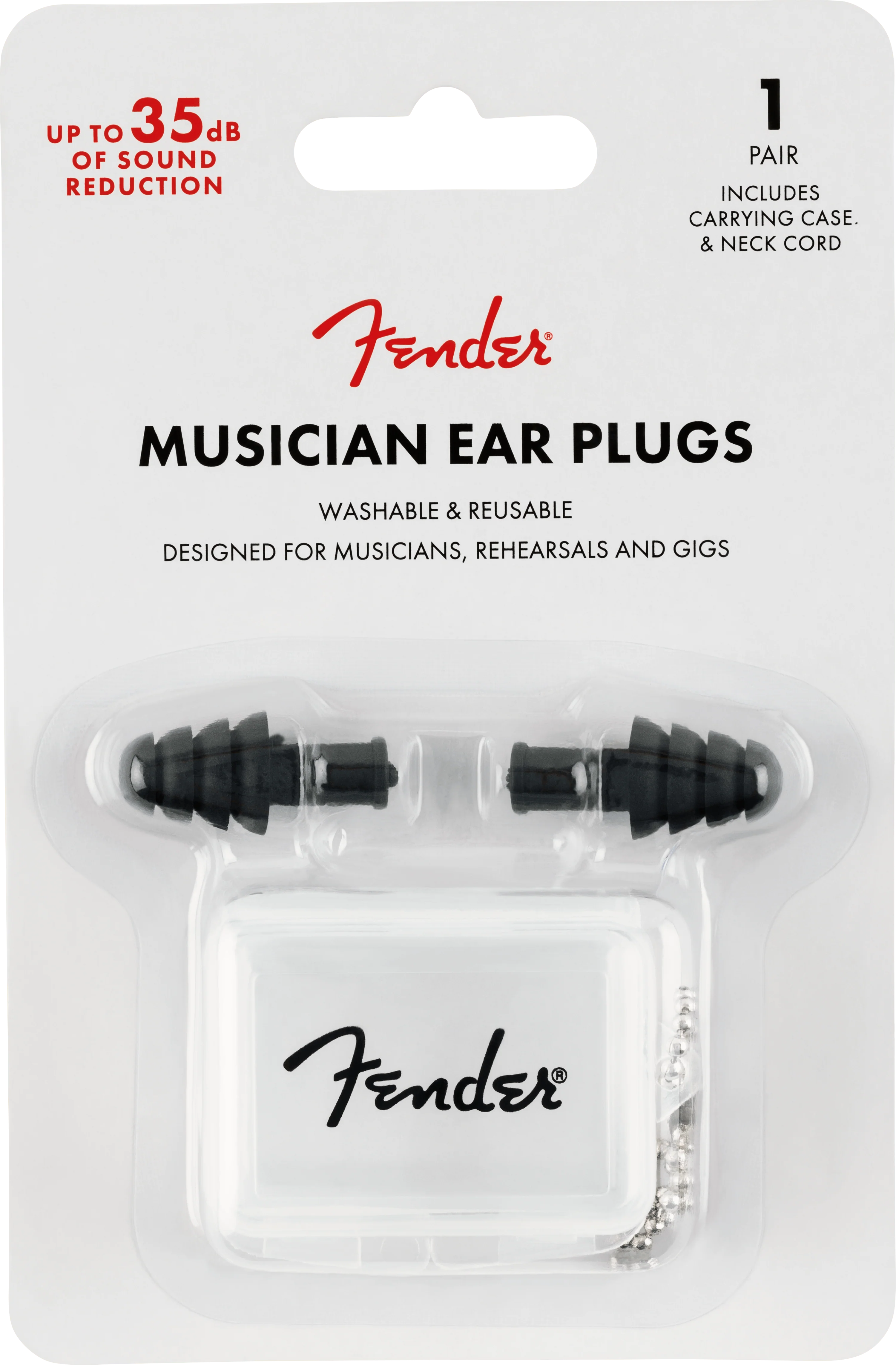 Musician Series Black Ear Plugs 1 Musician Series Black Ear Plugs