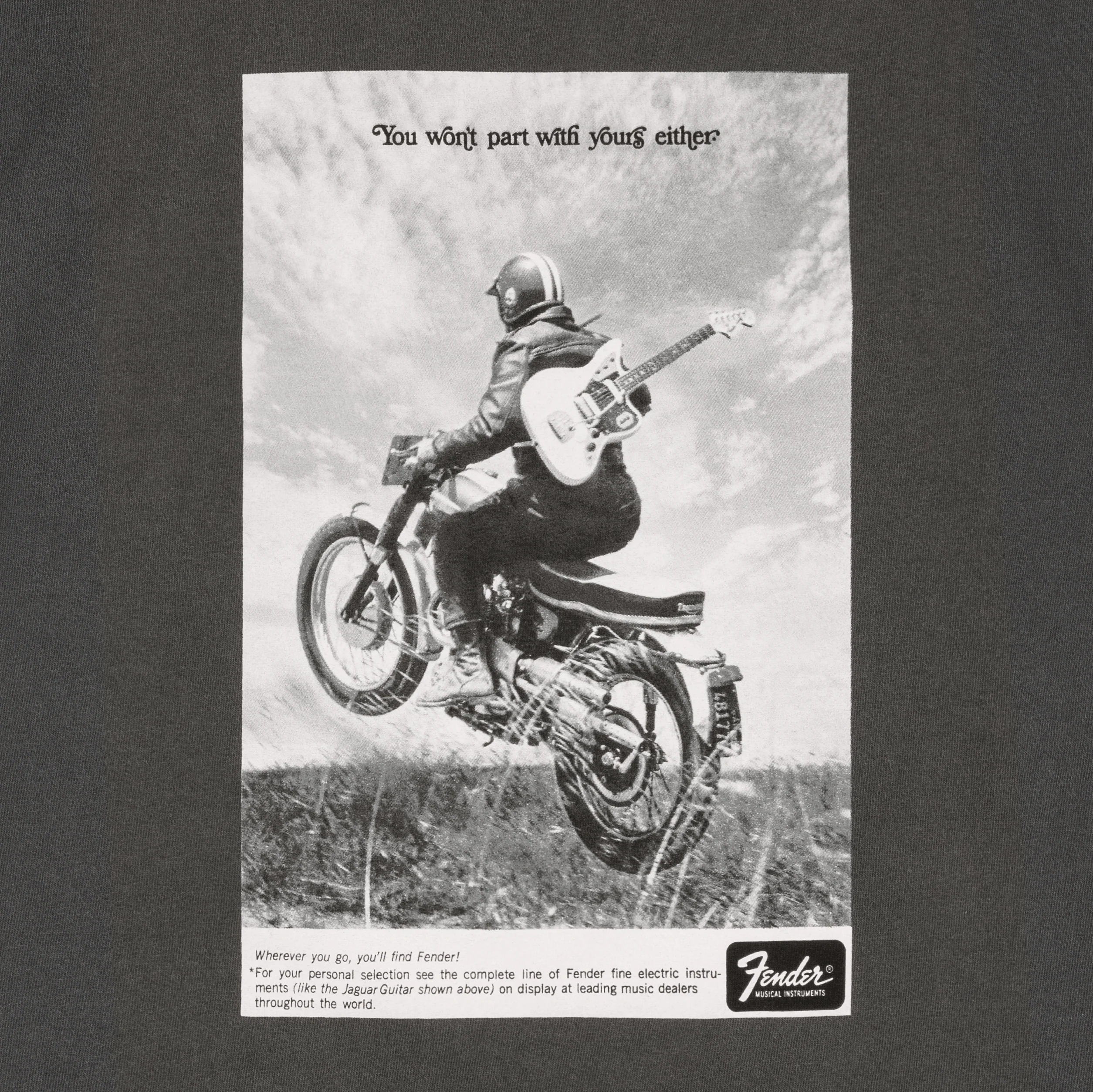 Vintage Ad Tee, Motorcycle Rider 4 Vintage Ad Tee, Motorcycle Rider