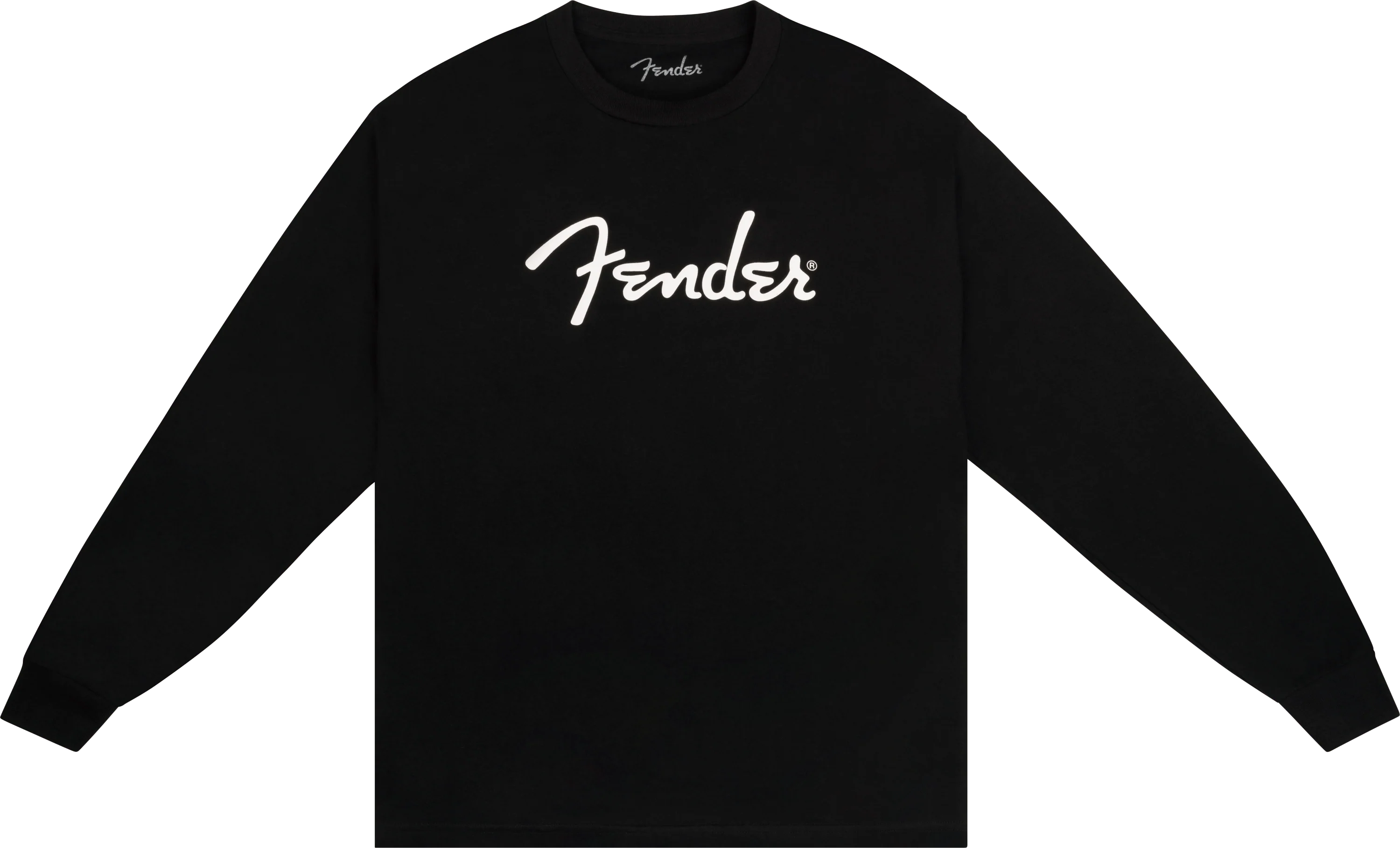 Fender® Spaghetti Logo Long-Sleeve T-shirt, Black 5 Fender® Spaghetti Logo Long-Sleeve T-shirt, Black