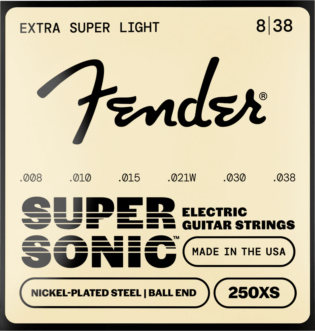 SuperSonic™ 250 Nickel-Plated Steel Guitar Strings 1 SuperSonic™ 250 Nickel-Plated Steel Guitar Strings