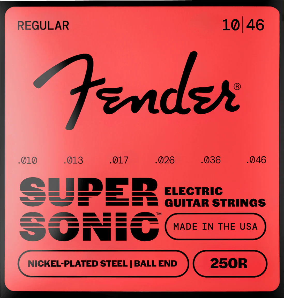 SuperSonic™ 250 Nickel-Plated Steel Guitar Strings 5 SuperSonic™ 250 Nickel-Plated Steel Guitar Strings