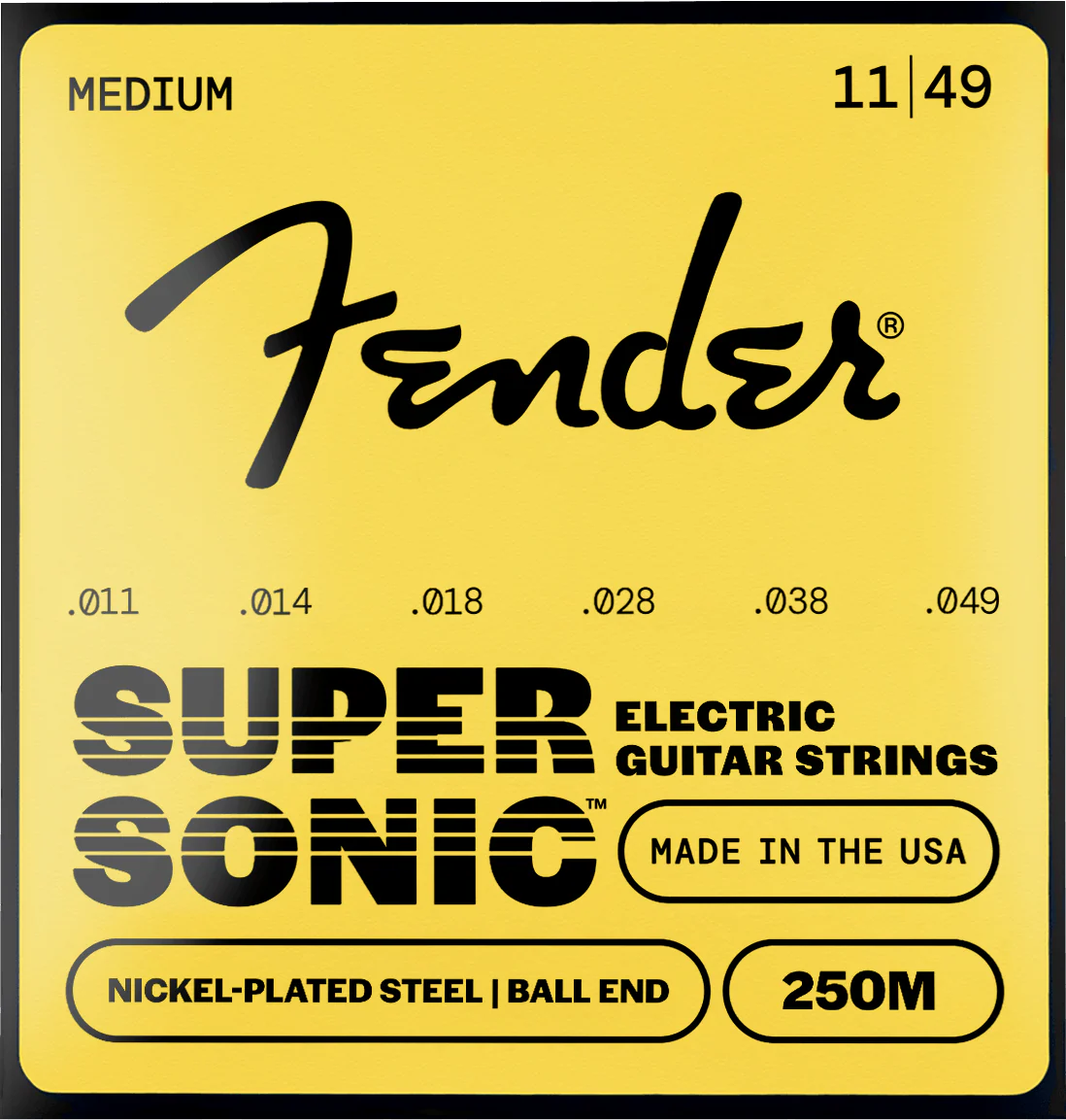 SuperSonic™ 250 Nickel-Plated Steel Guitar Strings 7 SuperSonic™ 250 Nickel-Plated Steel Guitar Strings