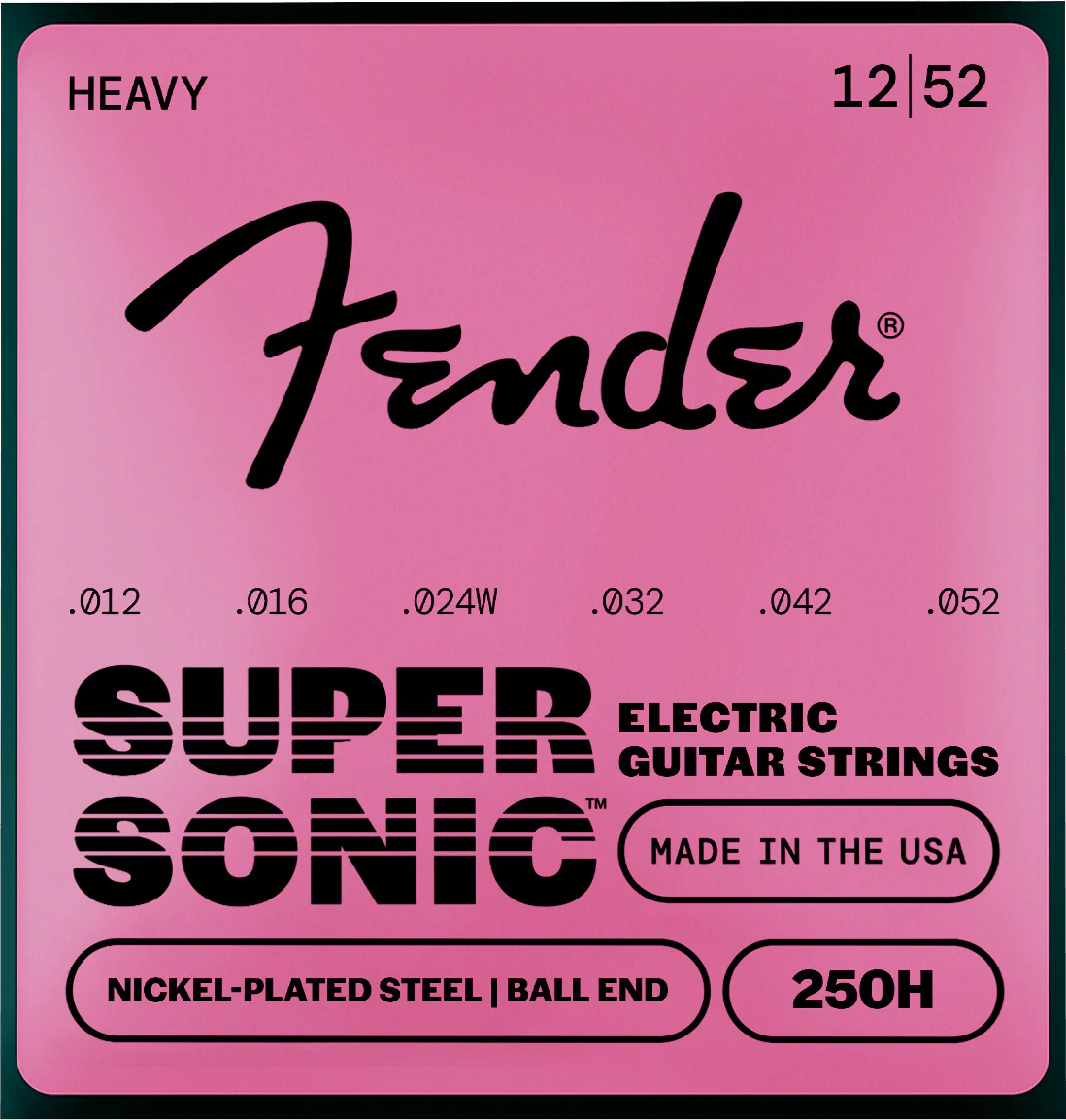 SuperSonic™ 250 Nickel-Plated Steel Guitar Strings 8 SuperSonic™ 250 Nickel-Plated Steel Guitar Strings