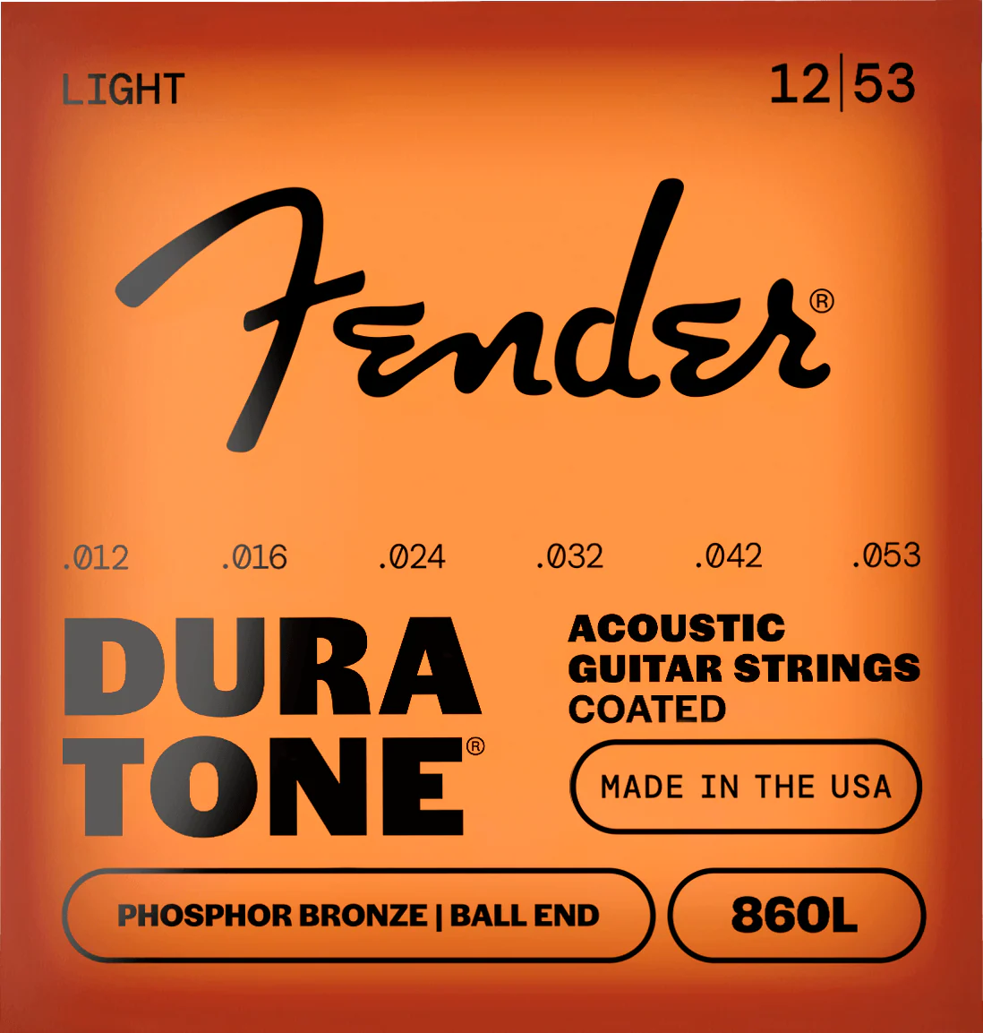 Dura-Tone® 860 Coated Phosphor Bronze Acoustic Guitar Strings 3 Dura-Tone® 860 Coated Phosphor Bronze Acoustic Guitar Strings