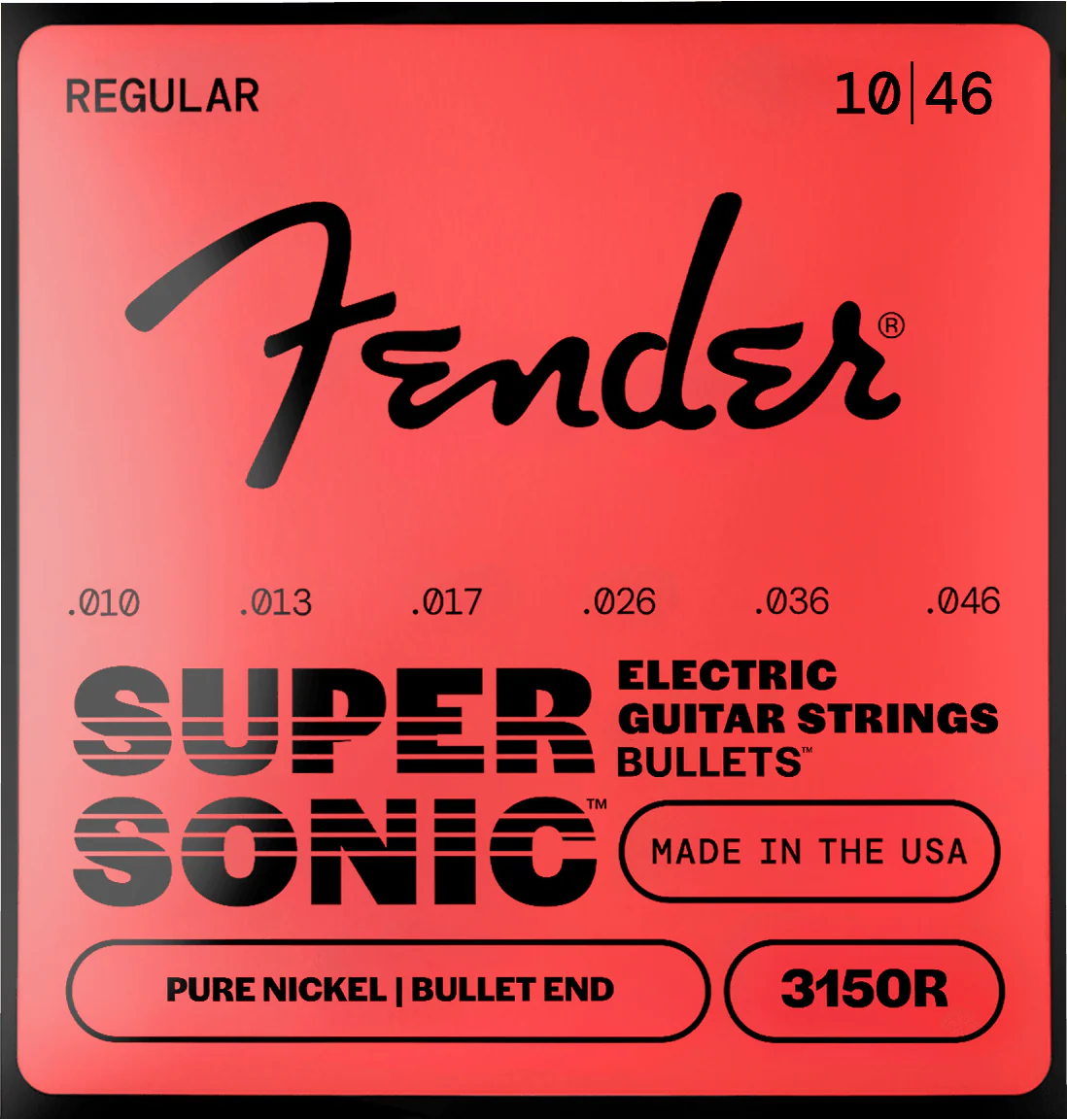 SuperSonic™ Bullets™ 3150 Pure Nickel Guitar Strings 4 SuperSonic™ Bullets™ 3150 Pure Nickel Guitar Strings