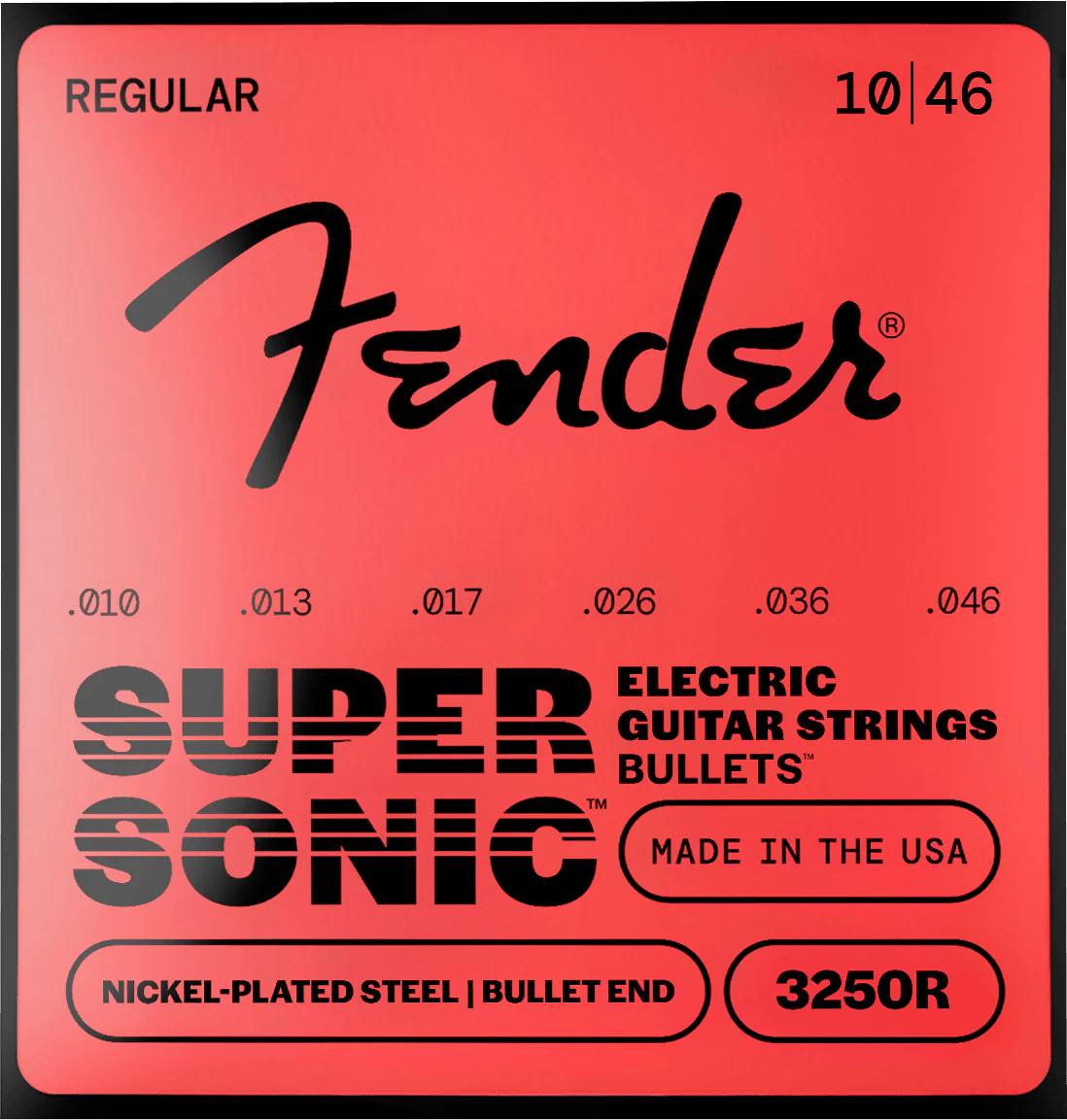 SuperSonic™ Bullets™ 3250 Nickel-Plated Steel Guitar Strings 4 SuperSonic™ Bullets™ 3250 Nickel-Plated Steel Guitar Strings