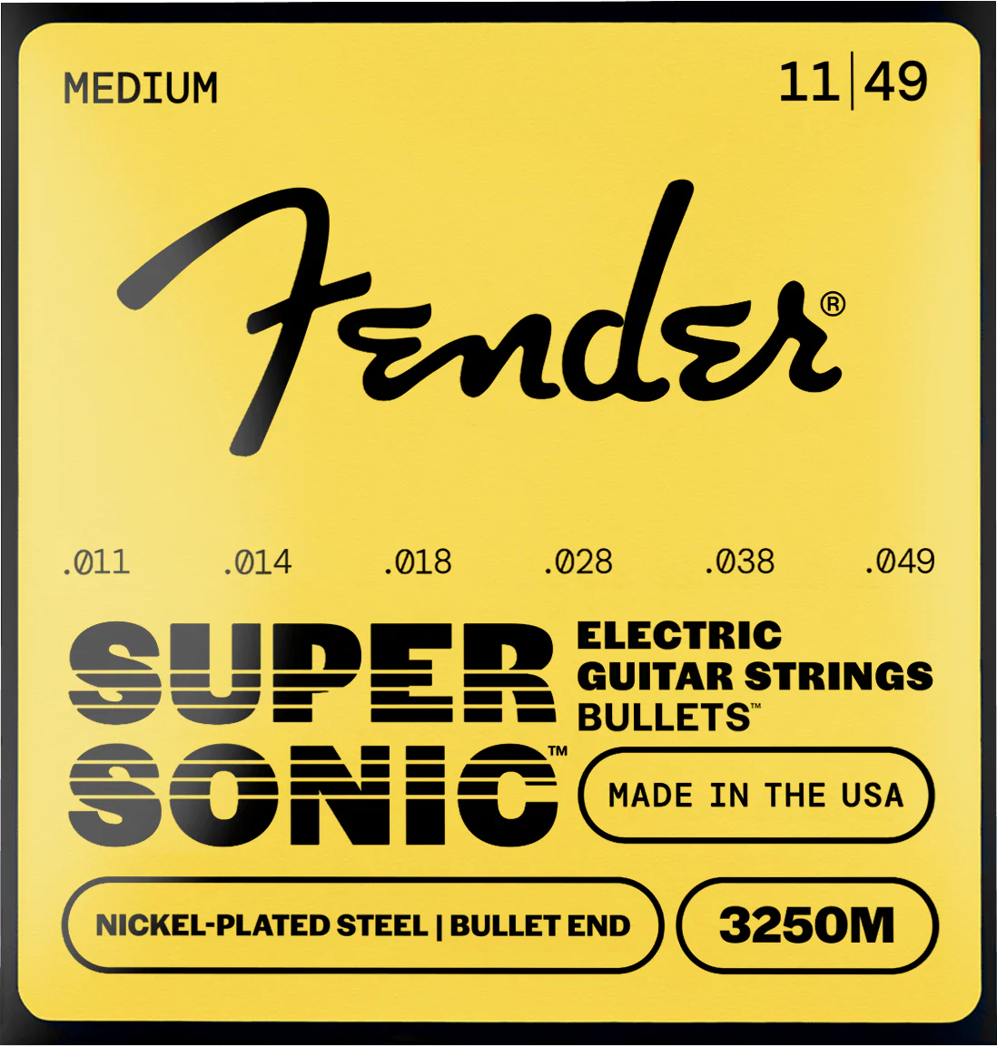 SuperSonic™ Bullets™ 3250 Nickel-Plated Steel Guitar Strings 5 SuperSonic™ Bullets™ 3250 Nickel-Plated Steel Guitar Strings
