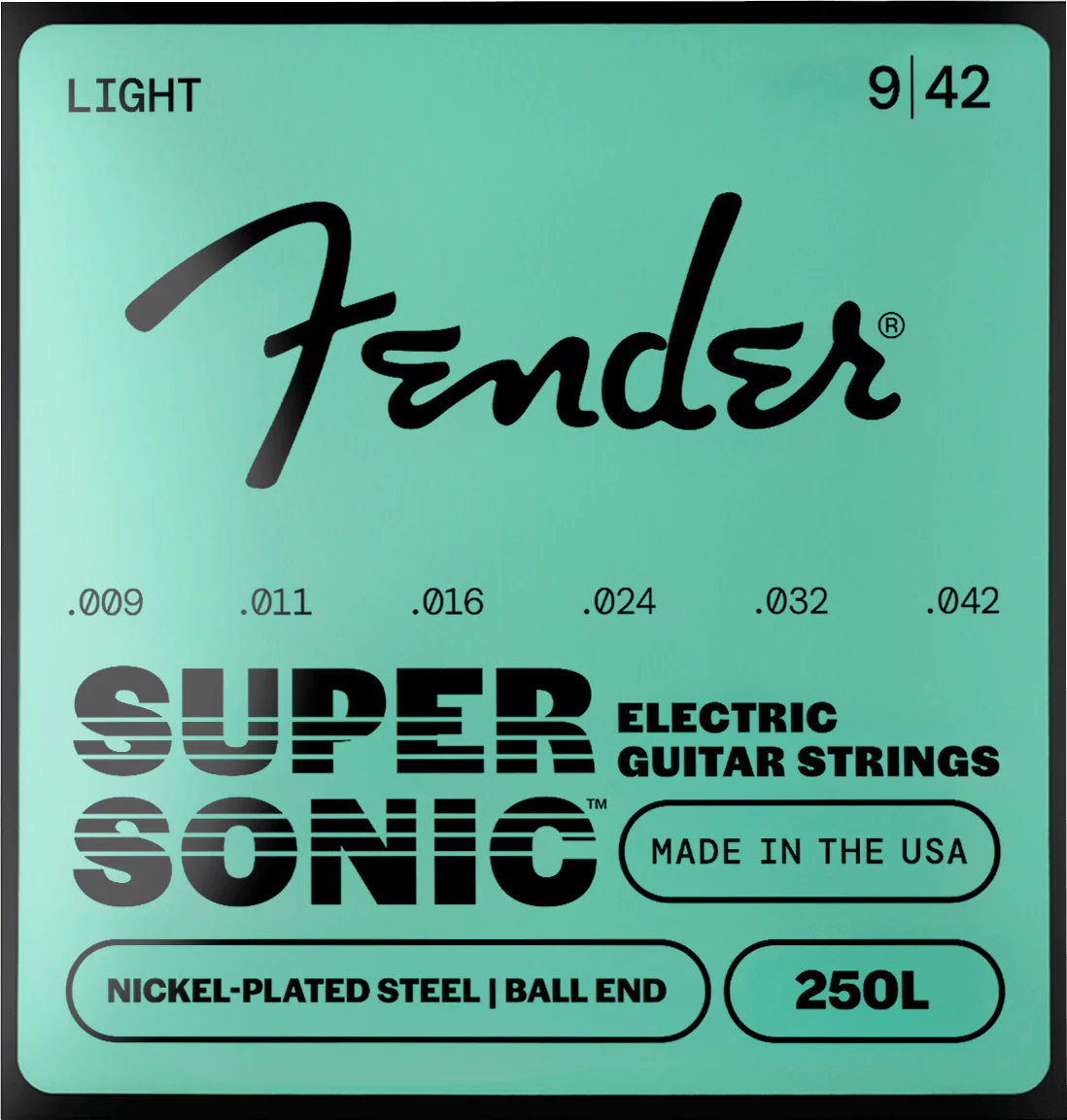 SuperSonic™ 250 Nickel-Plated Steel Guitar Strings (3-Pack) 1 SuperSonic™ 250 Nickel-Plated Steel Guitar Strings (3-Pack)