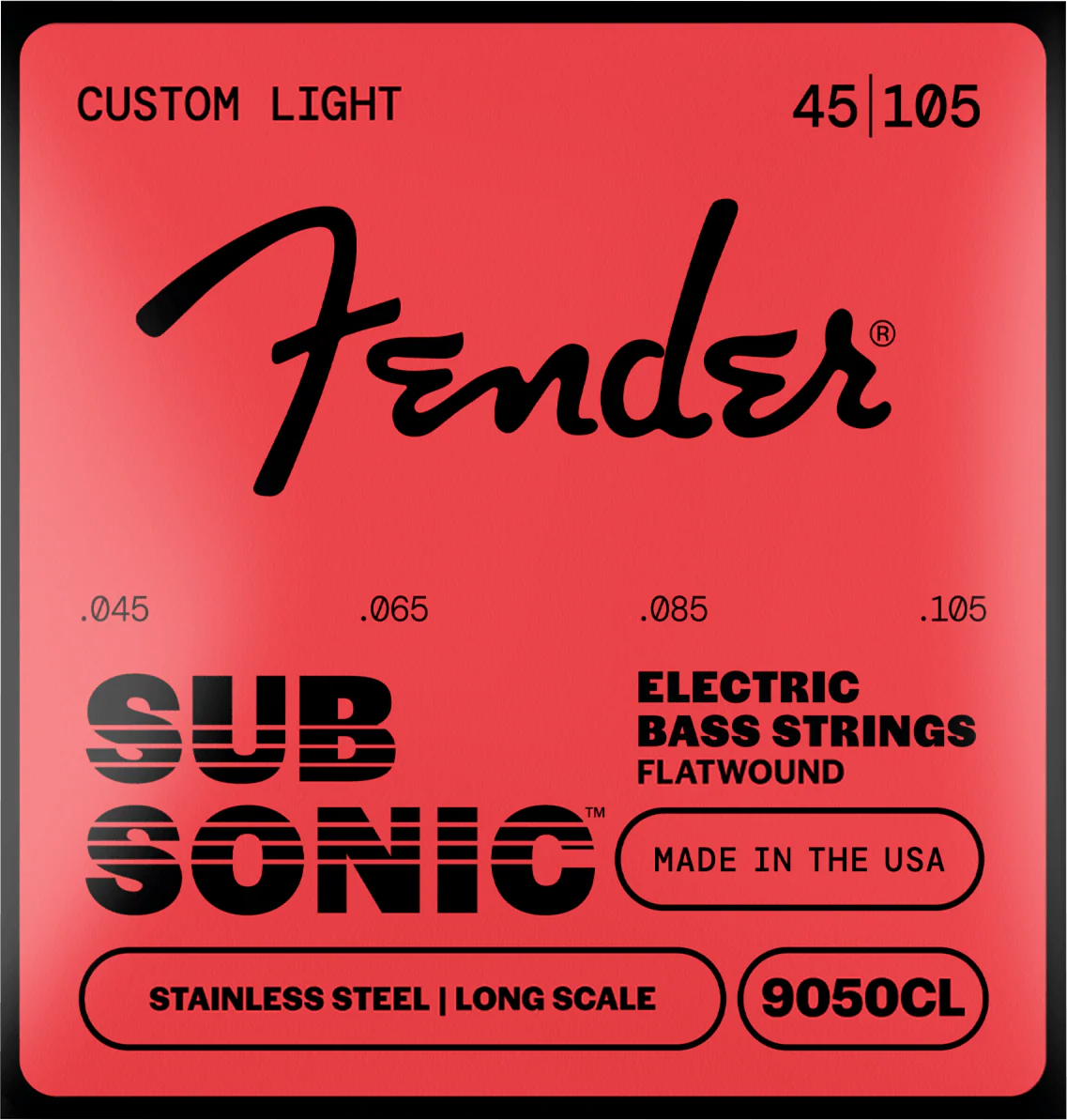 SubSonic™ 9050 Flatwound Stainless Steel Bass Strings 3 SubSonic™ 9050 Flatwound Stainless Steel Bass Strings