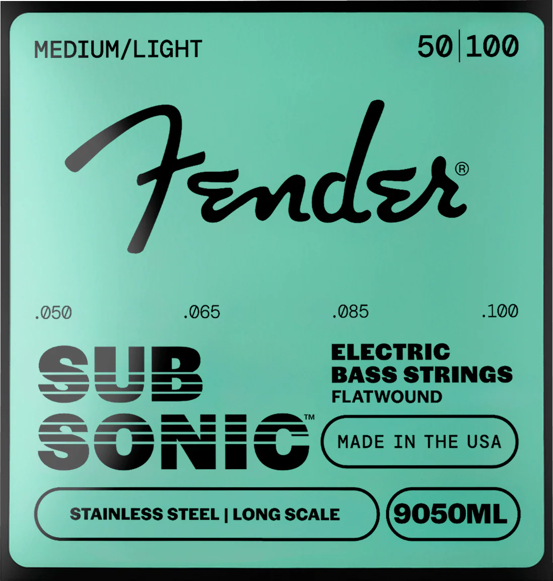 SubSonic™ 9050 Flatwound Stainless Steel Bass Strings 4 SubSonic™ 9050 Flatwound Stainless Steel Bass Strings