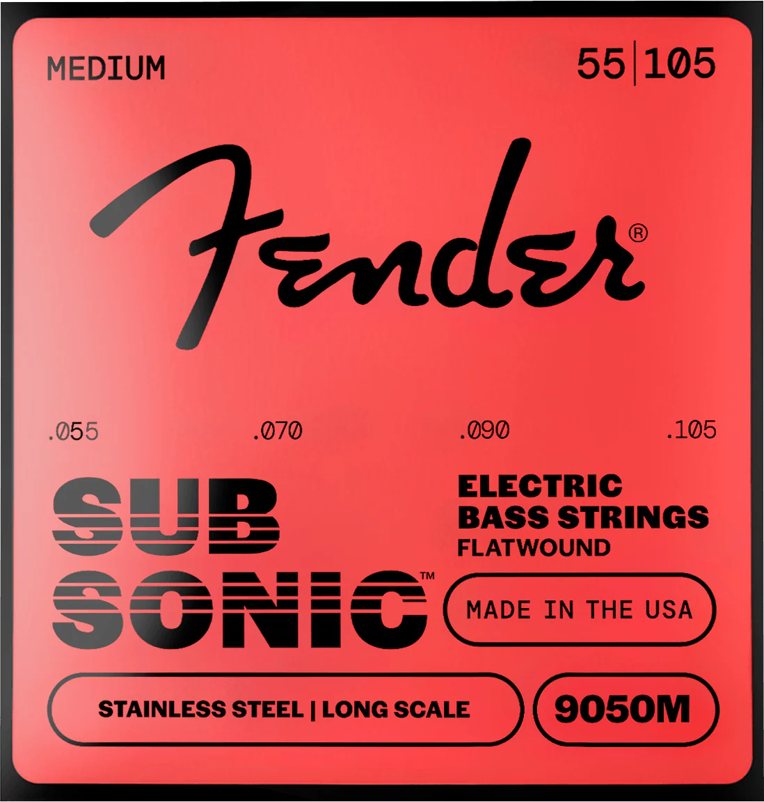 SubSonic™ 9050 Flatwound Stainless Steel Bass Strings 5 SubSonic™ 9050 Flatwound Stainless Steel Bass Strings
