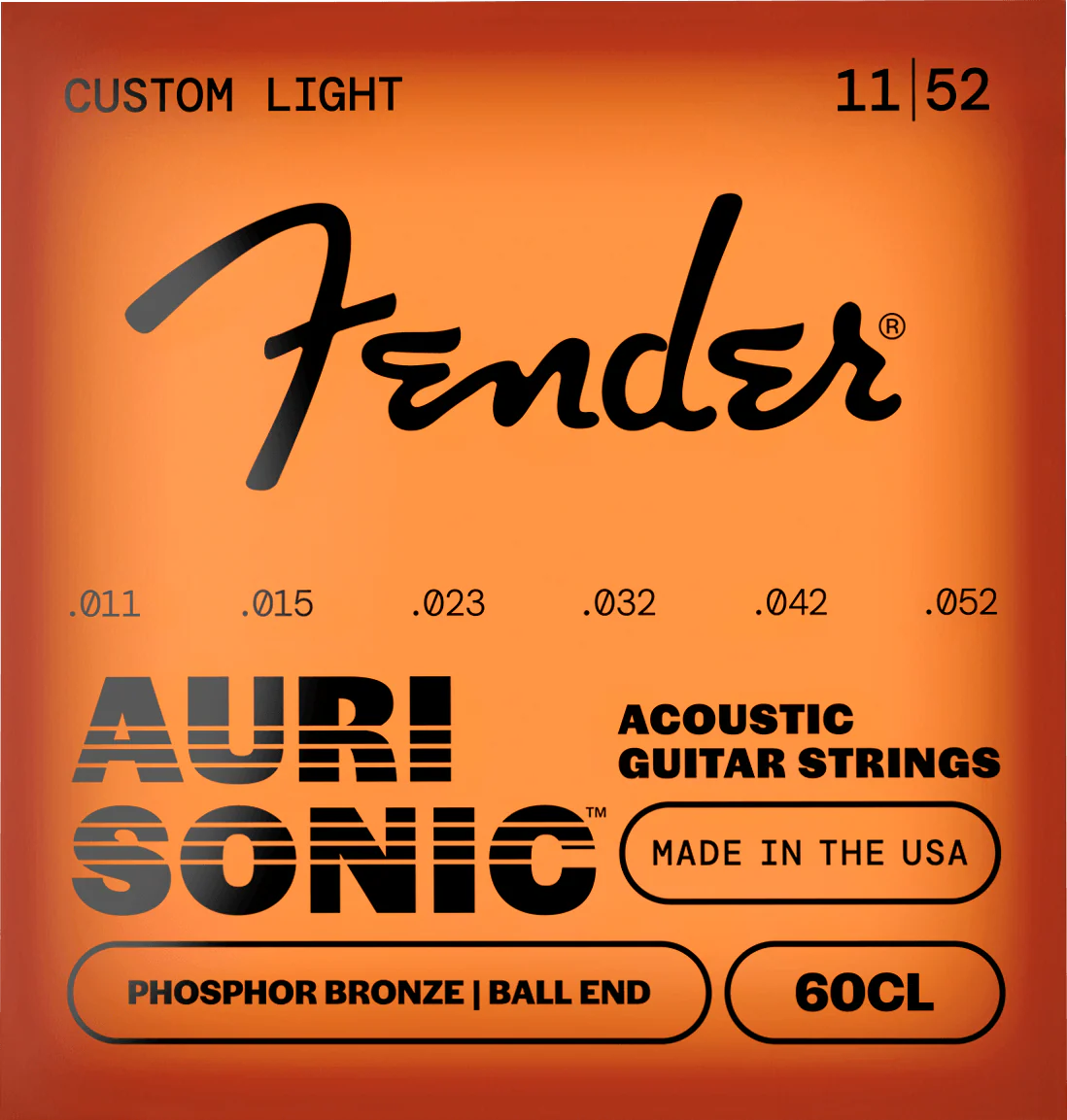 AuriSonic™ 60 Phosphor Bronze Acoustic Guitar Strings 4 AuriSonic™ 60 Phosphor Bronze Acoustic Guitar Strings