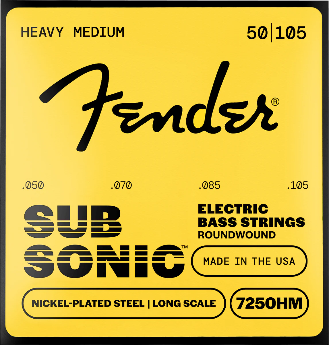 SubSonic™ 7250 Nickel-Plated Steel Bass Strings 5 SubSonic™ 7250 Nickel-Plated Steel Bass Strings