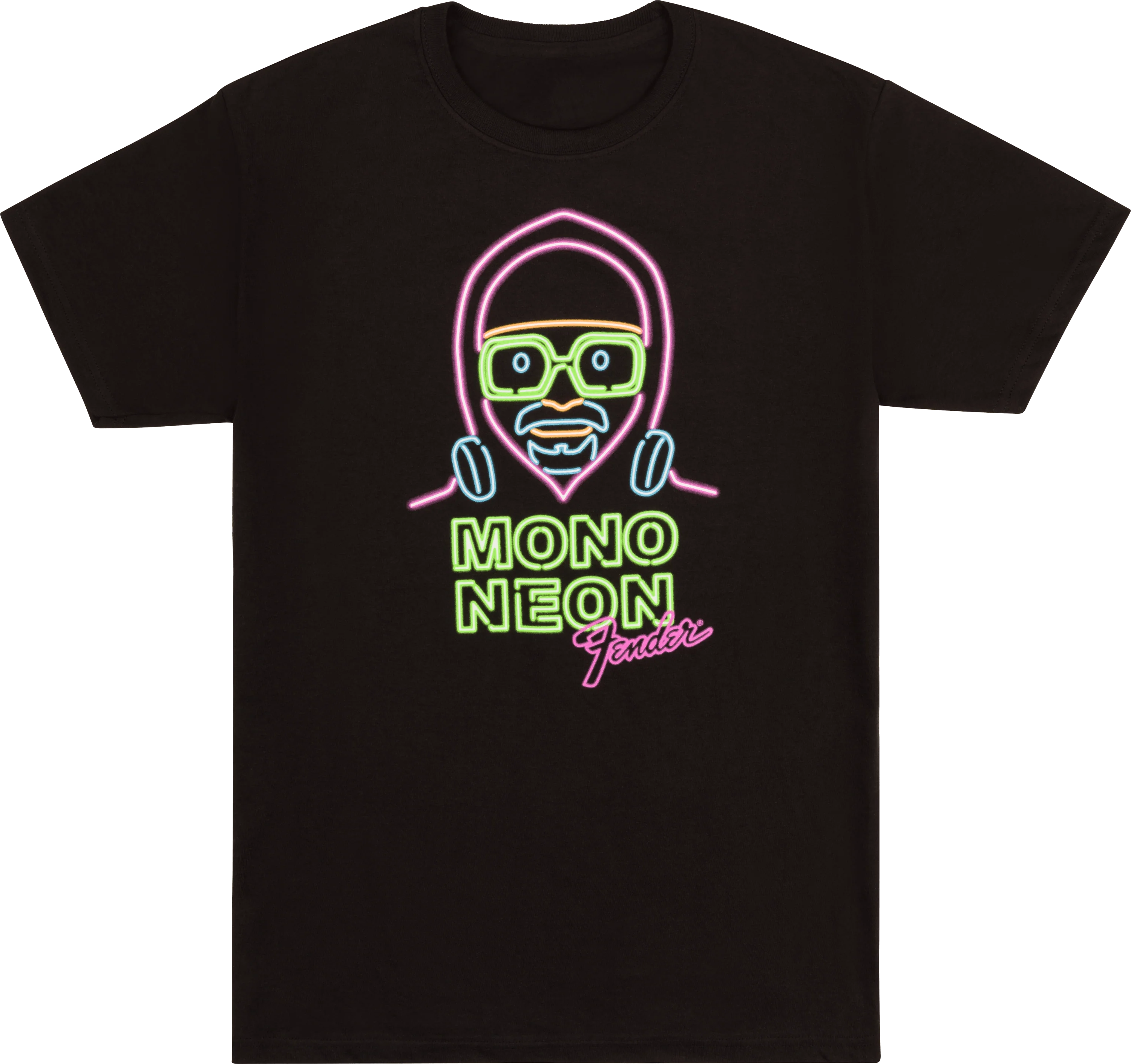 Fender® Mono Neon Glow T-Shirt, Black 3 Fender® Mono Neon Glow T-Shirt, Black