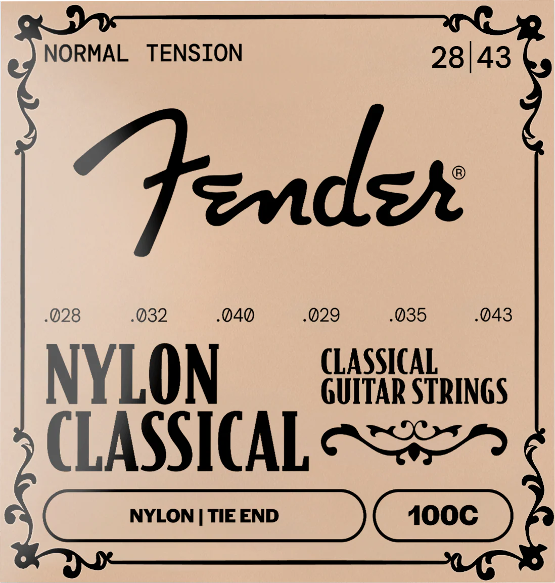 100C Nylon Classical Guitar Strings