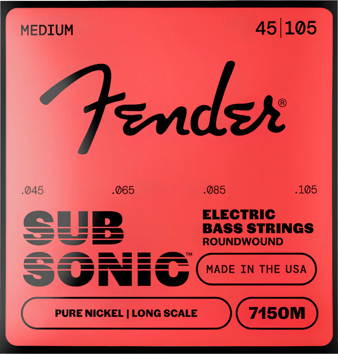 SubSonic™ 7150 Pure Nickel Bass Strings 3 SubSonic™ 7150 Pure Nickel Bass Strings