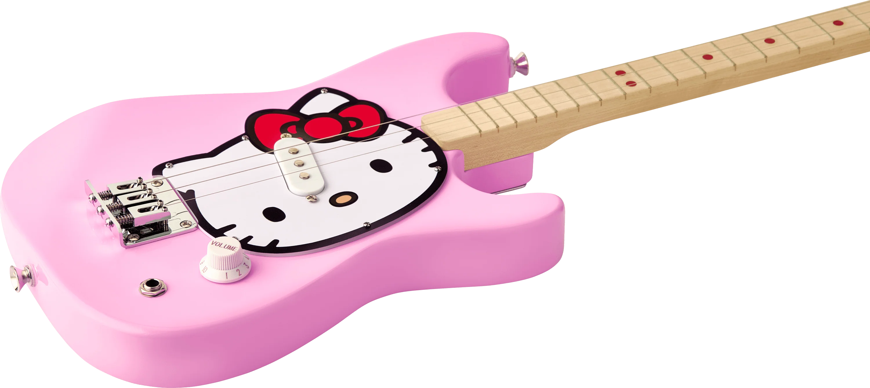 Fender® x Loog® x Hello Kitty® Stratocaster® 3-String Children's Guitar 2 Fender® x Loog® x Hello Kitty® Stratocaster® 3-String Children's Guitar