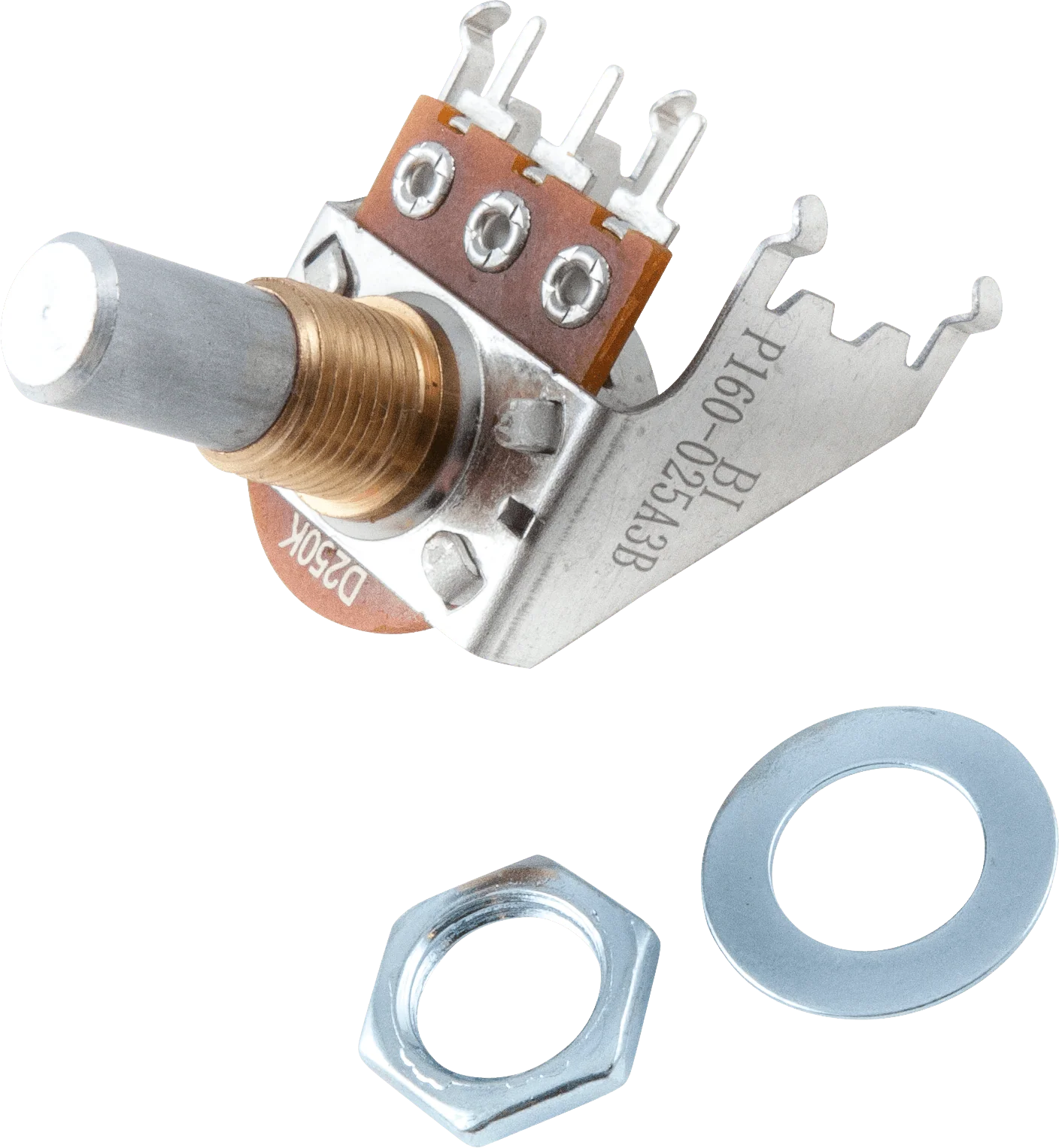 250K Audio Taper Snap-In Potentiometer
