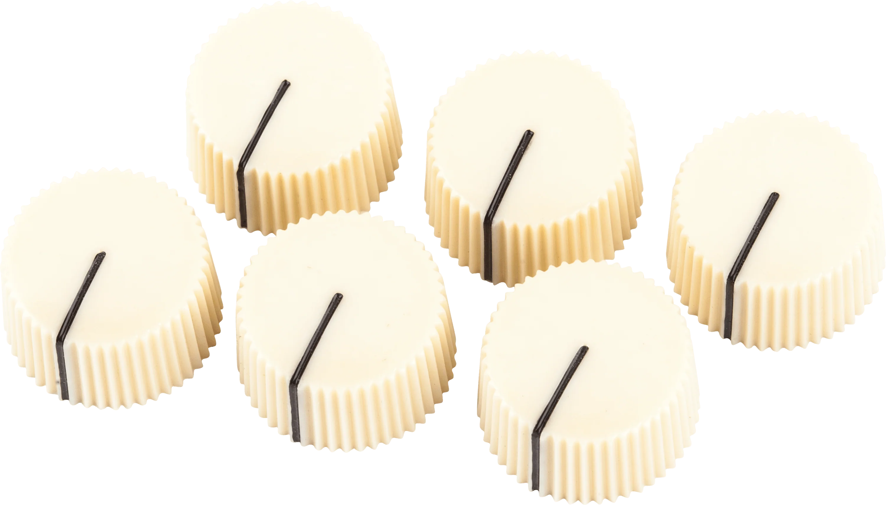 Pure Vintage Radio Amplifier Knobs - Cream 1 Pure Vintage Radio Amplifier Knobs - Cream