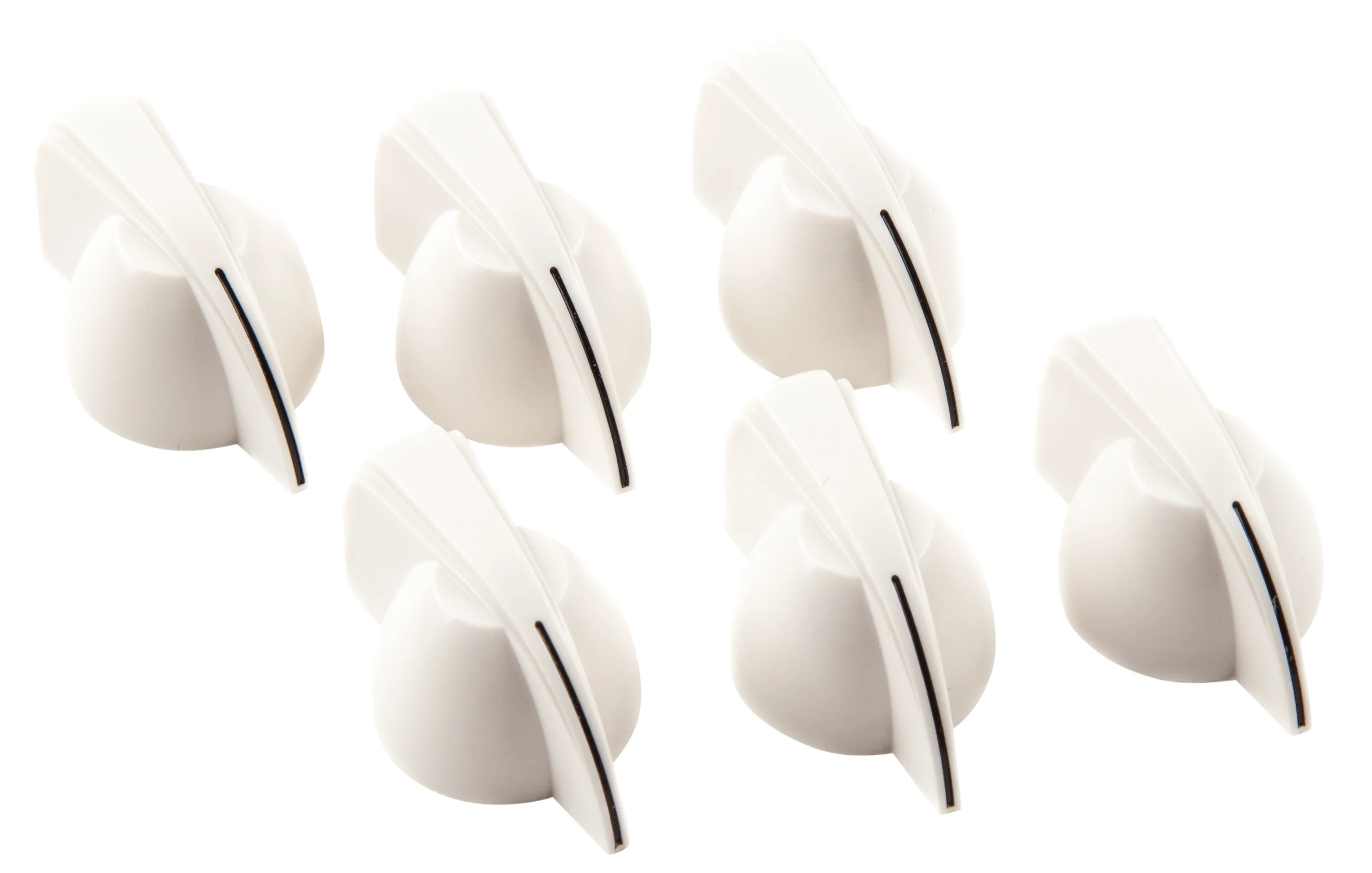 Chicken Head Amplifier Knobs - White
