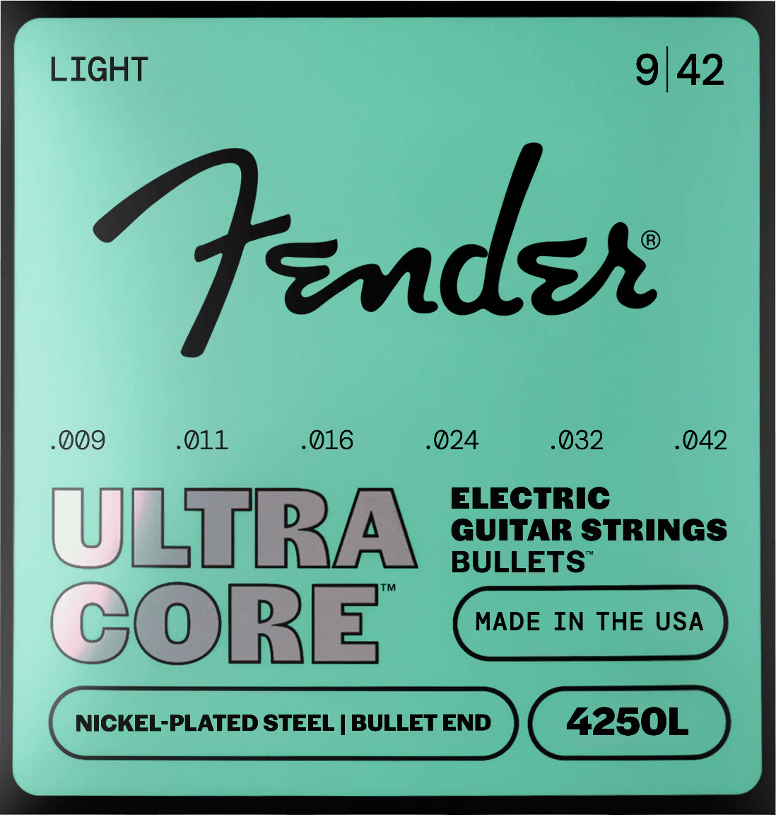 UltraCore™ Bullets™ 4250 Nickel-Plated Steel Guitar Strings 1 UltraCore™ Bullets™ 4250 Nickel-Plated Steel Guitar Strings