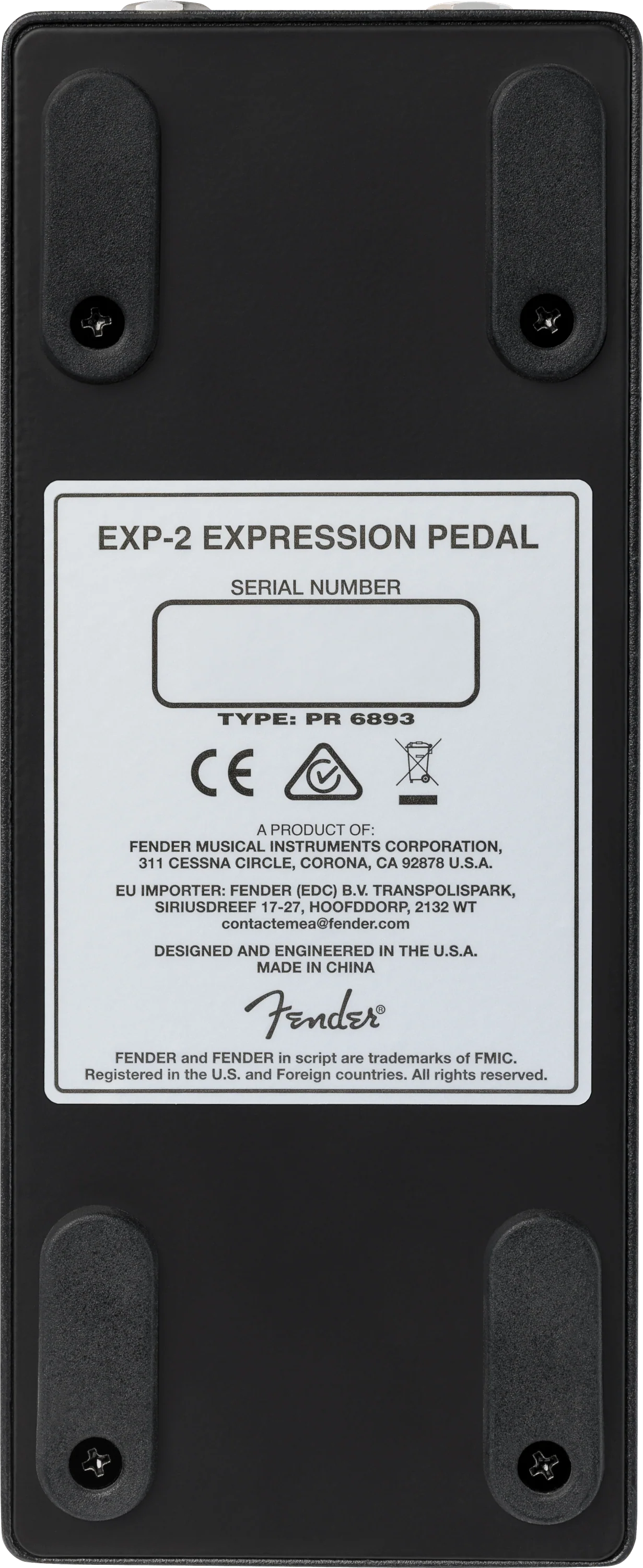 EXP-2 Expression Pedal 2 EXP-2 Expression Pedal