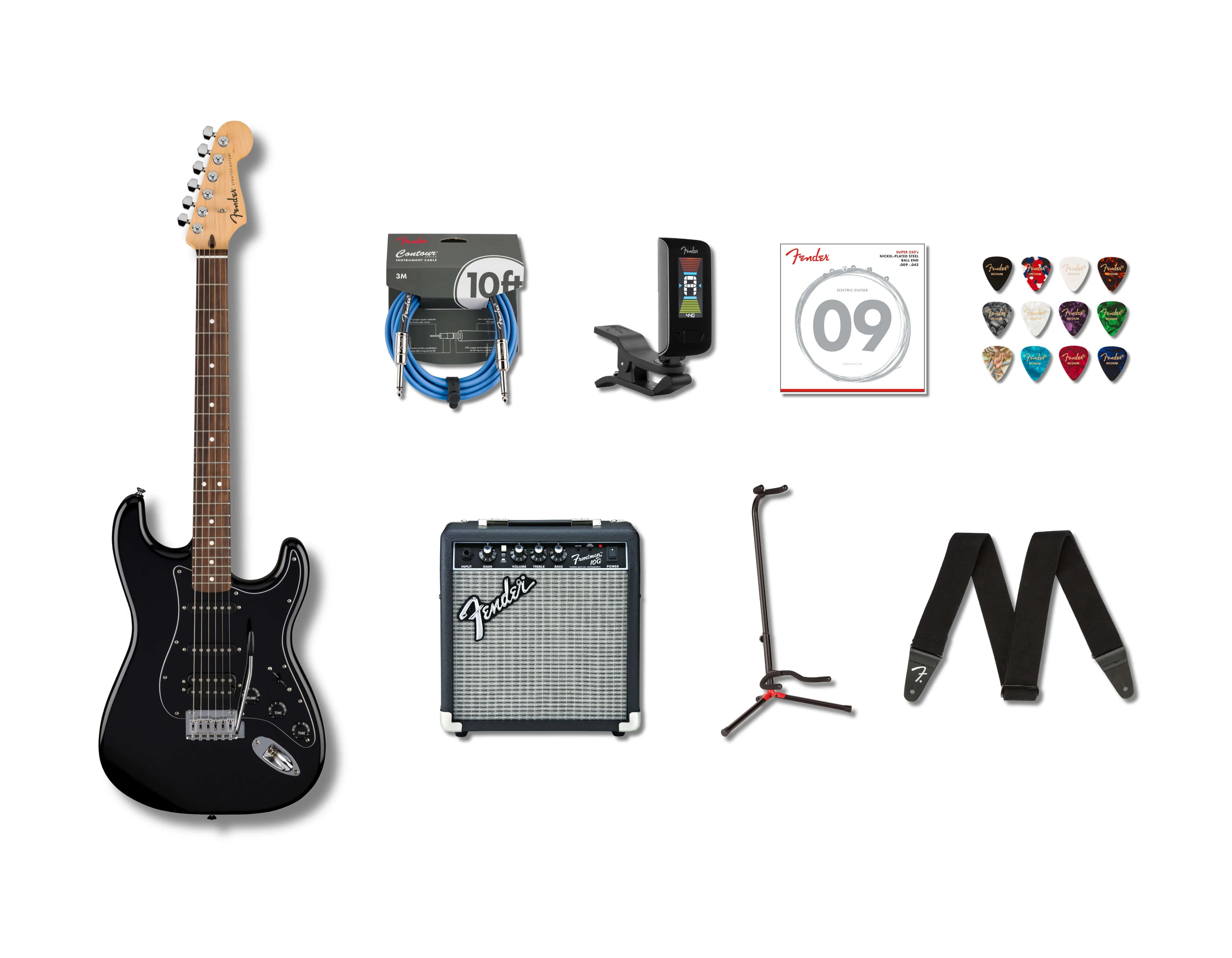 Standard Stratocaster HSS Beginner's Bundle 2 Standard Stratocaster HSS Beginner's Bundle