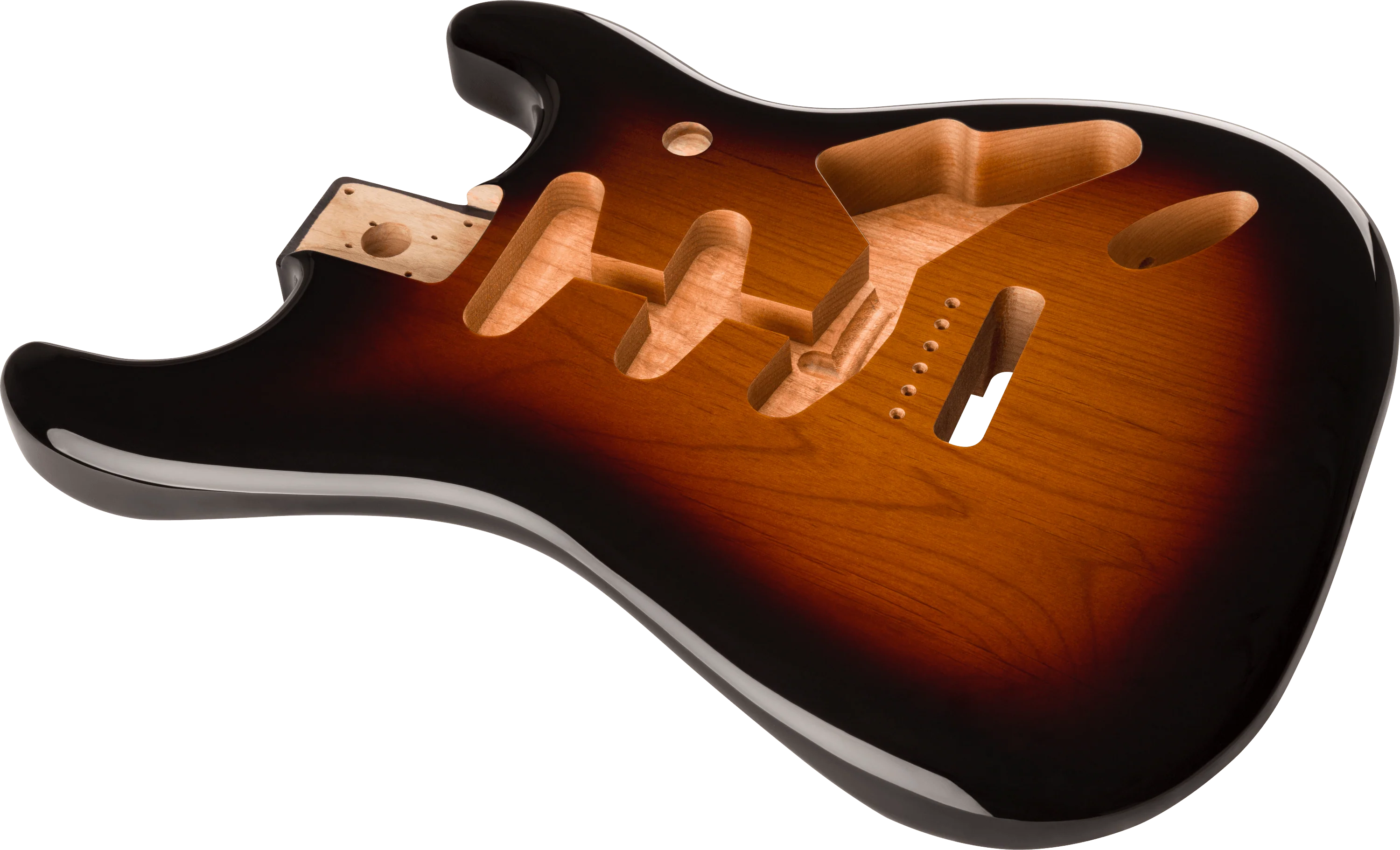 Classic Series 60's Stratocaster® SSS Alder Body Vintage Bridge Mount - 3-Color Sunburst 2 Classic Series 60's Stratocaster® SSS Alder Body Vintage Bridge Mount - 3-Color Sunburst