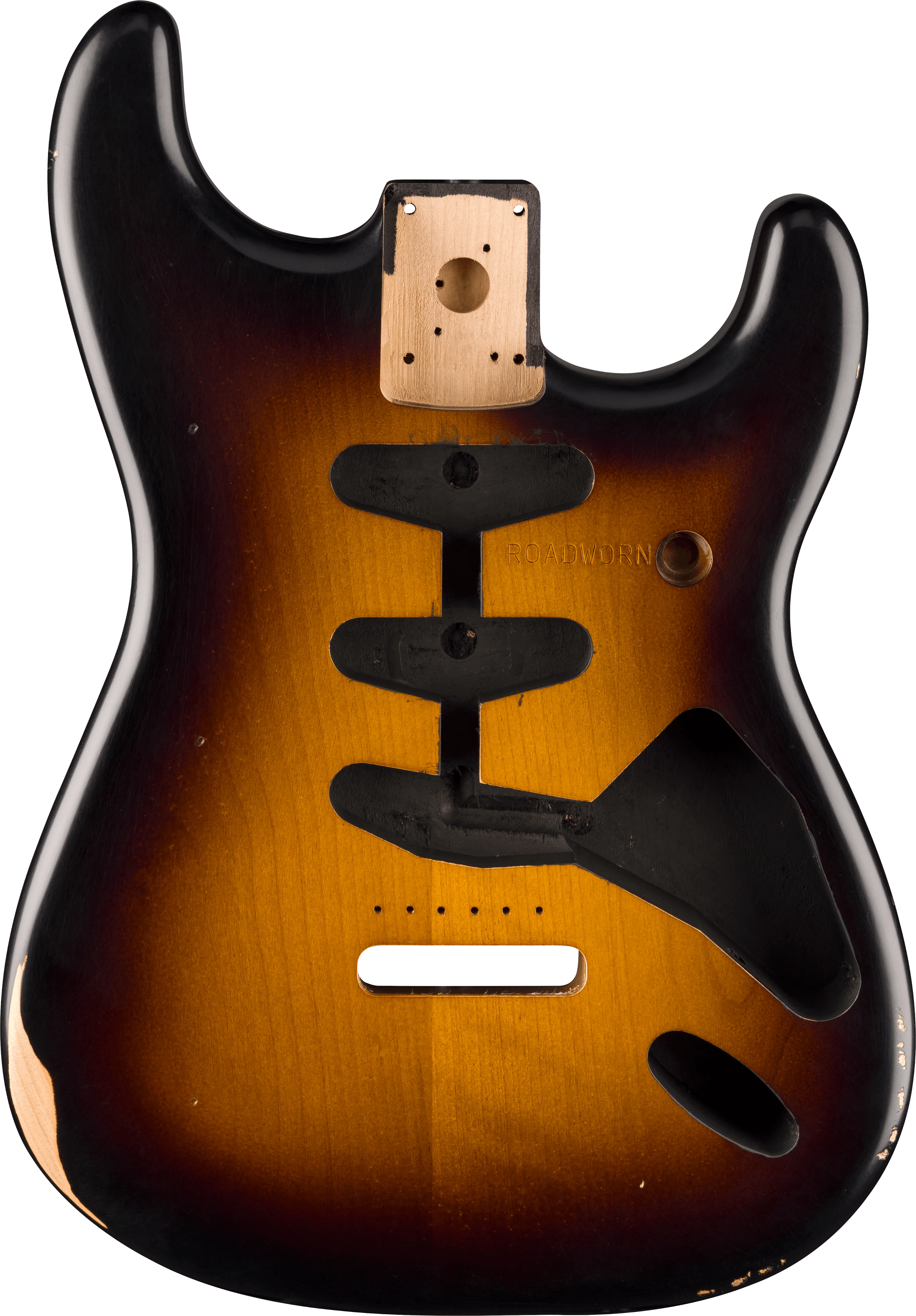 Road Worn® 50's Stratocaster® SSS Alder Body, 2-Tone Sunburst