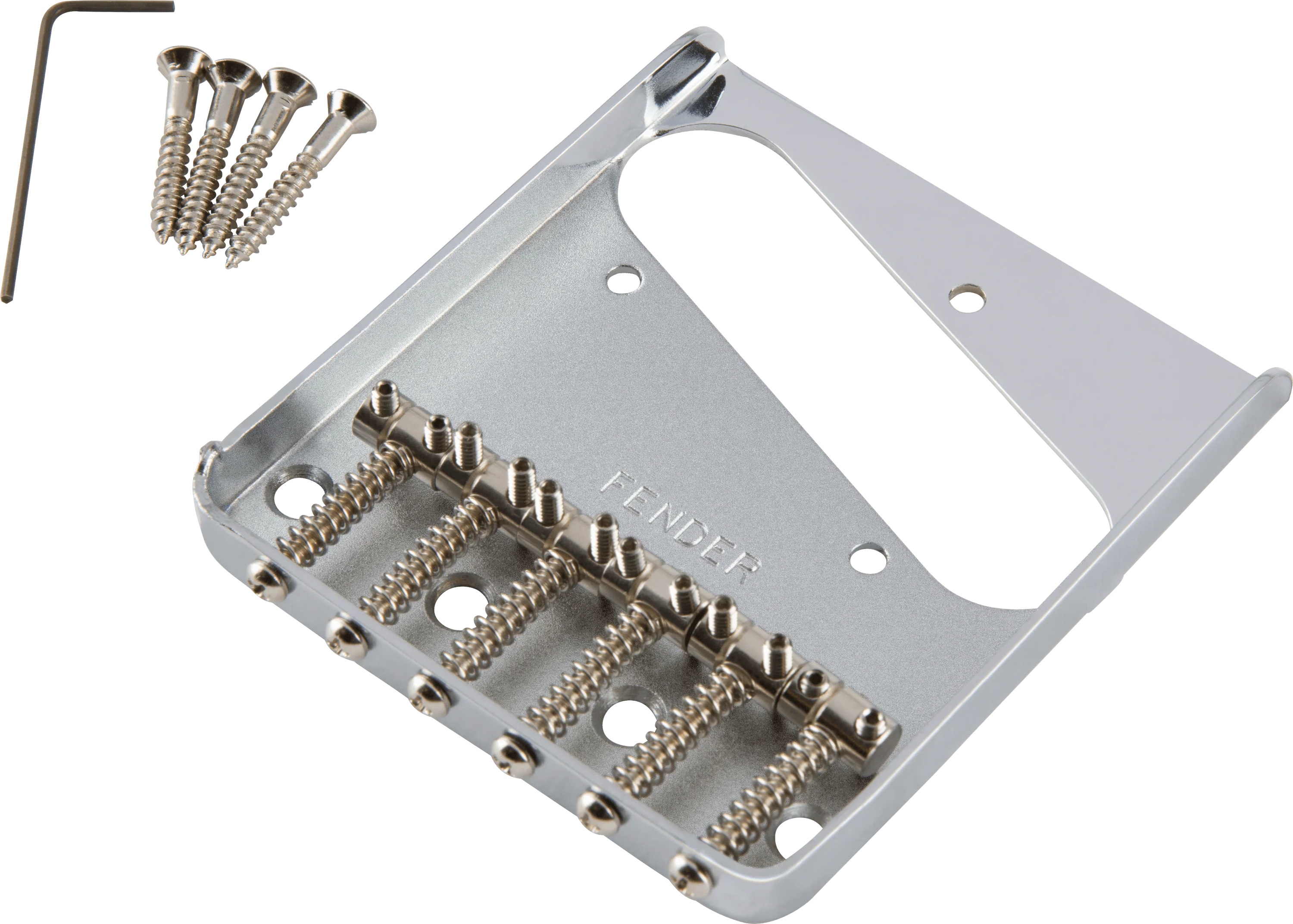 6-Saddle Vintage-Style Telecaster® Bridge Assembly 2 6-Saddle Vintage-Style Telecaster® Bridge Assembly