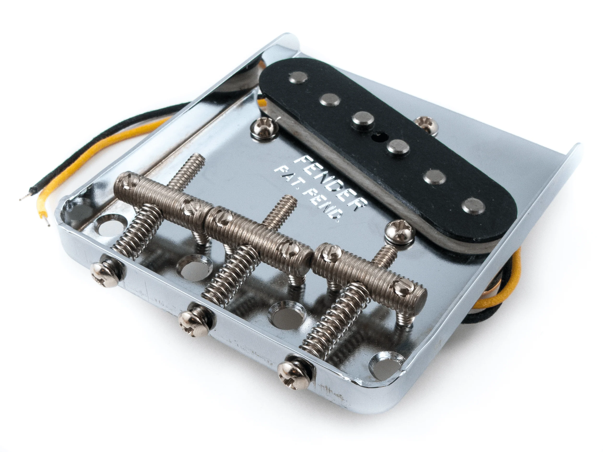 '62 Tele® Custom Bridge Assembly with Pickup, Threaded Steel Saddles