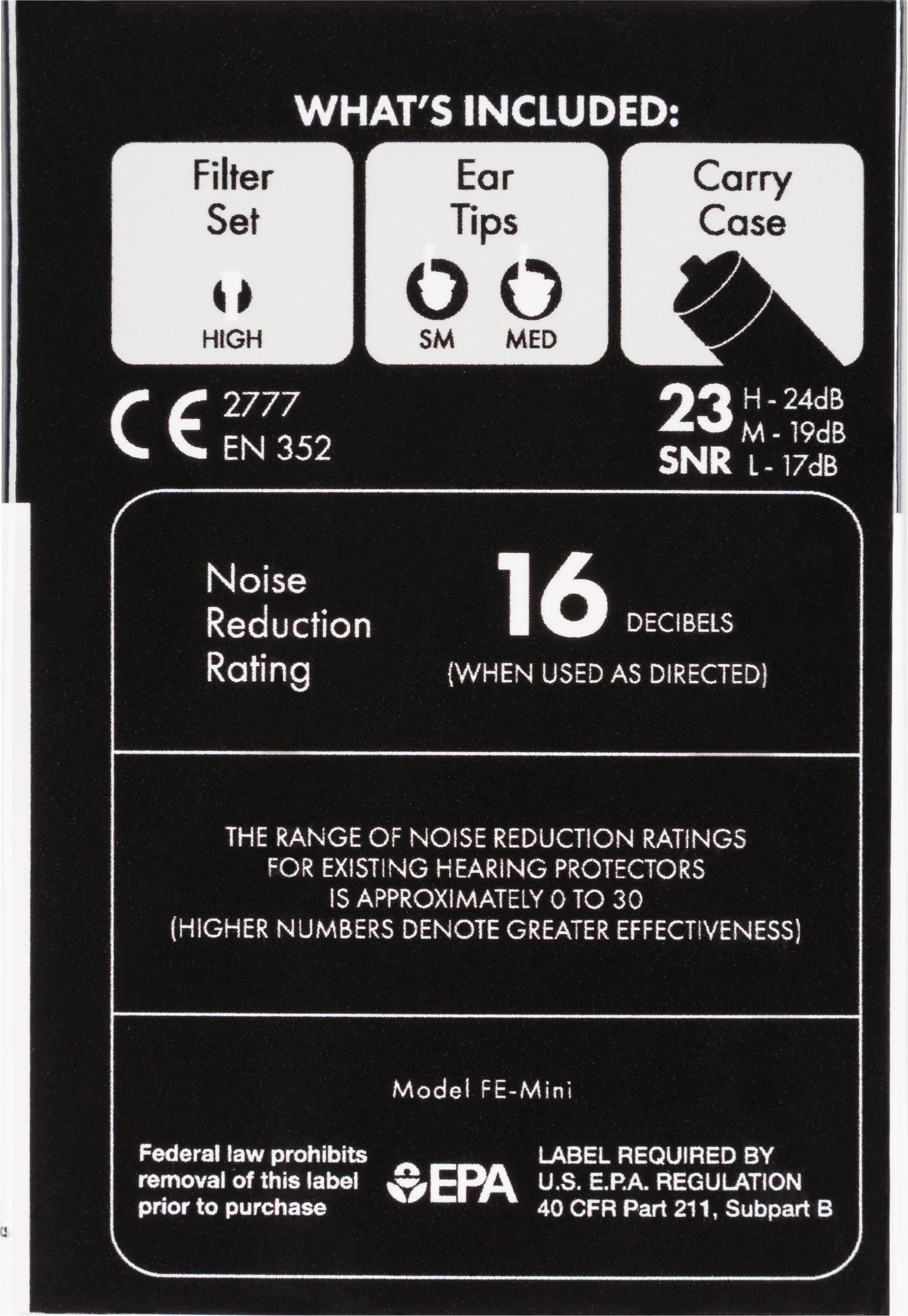 Professional Hi-Fi Ear Plugs 2 Professional Hi-Fi Ear Plugs