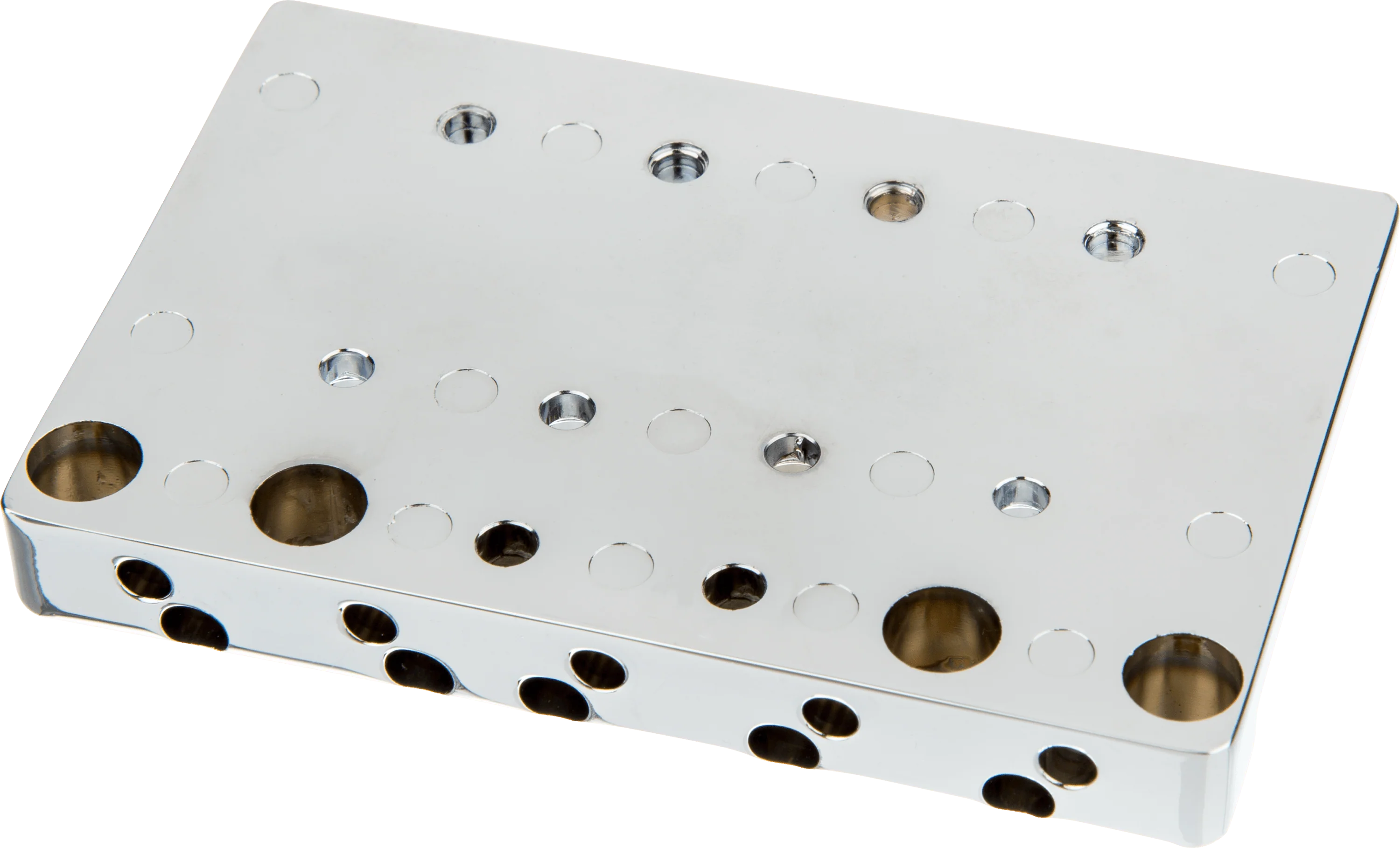 Fender® HiMass™ 5-String Bass Wide Bridge Assembly With Zinc Saddles 3 Fender® HiMass™ 5-String Bass Wide Bridge Assembly With Zinc Saddles