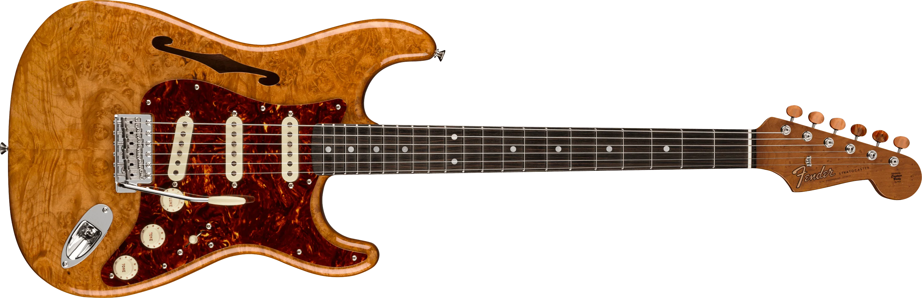 Artisan Maple Burl Thinline Stratocaster®