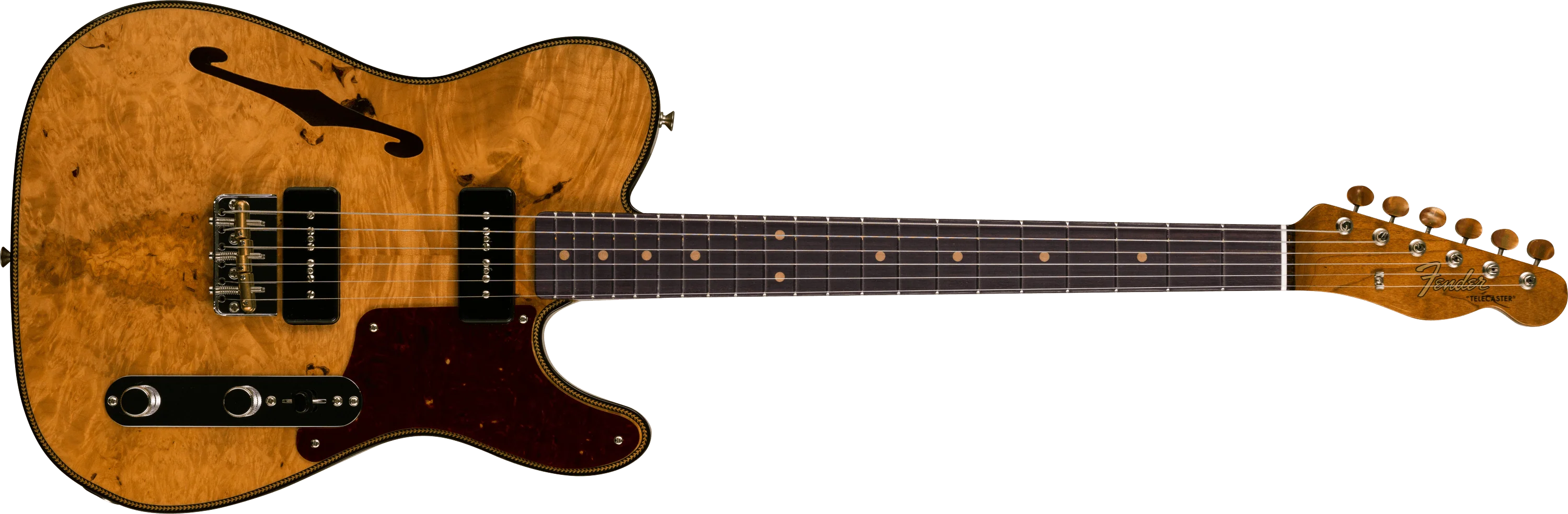 Artisan Maple Burl Dual P90 Telecaster® 2 Artisan Maple Burl Dual P90 Telecaster®