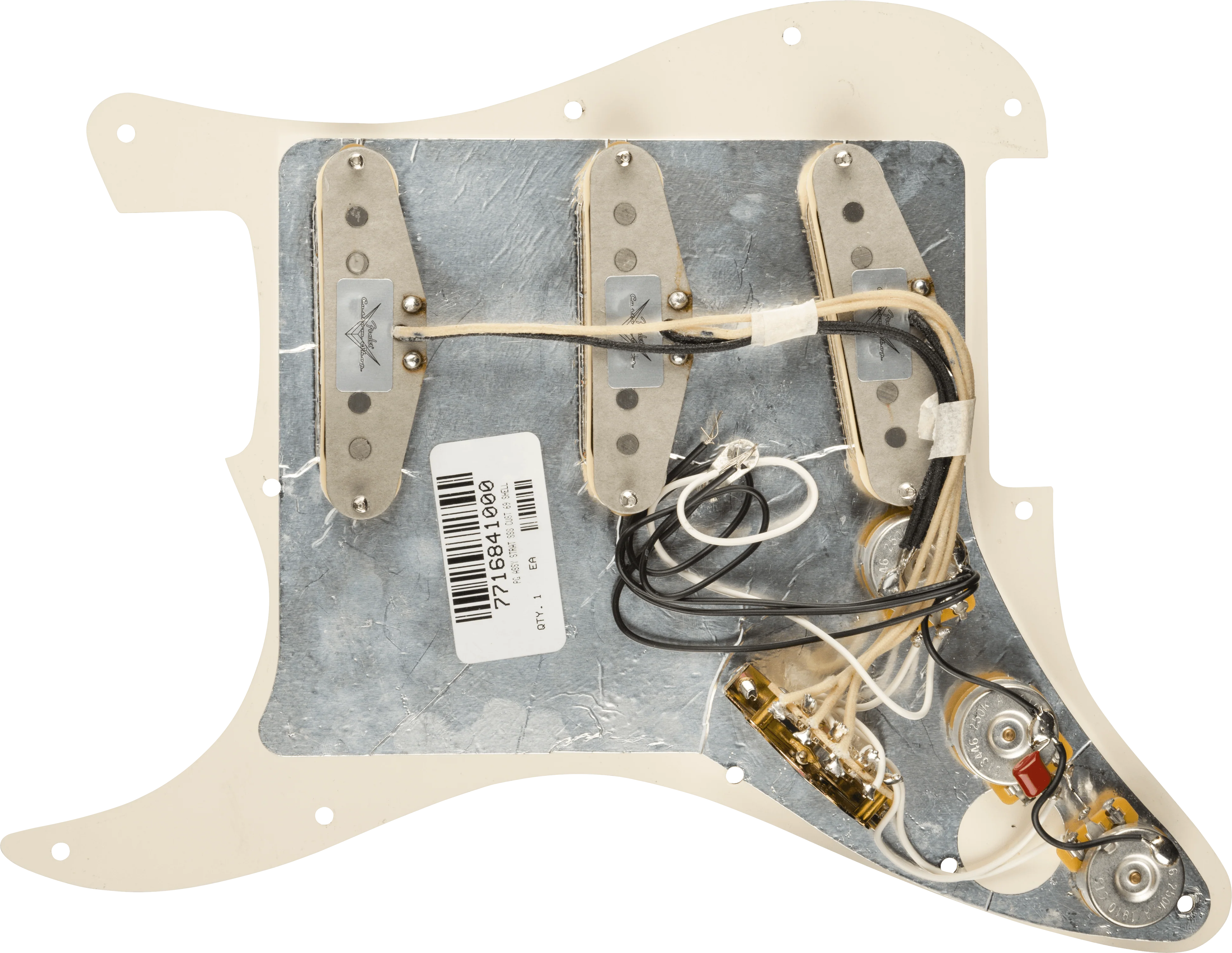 Pre-Wired Strat® Pickguard, Custom '69 SSS 2 Pre-Wired Strat® Pickguard, Custom '69 SSS