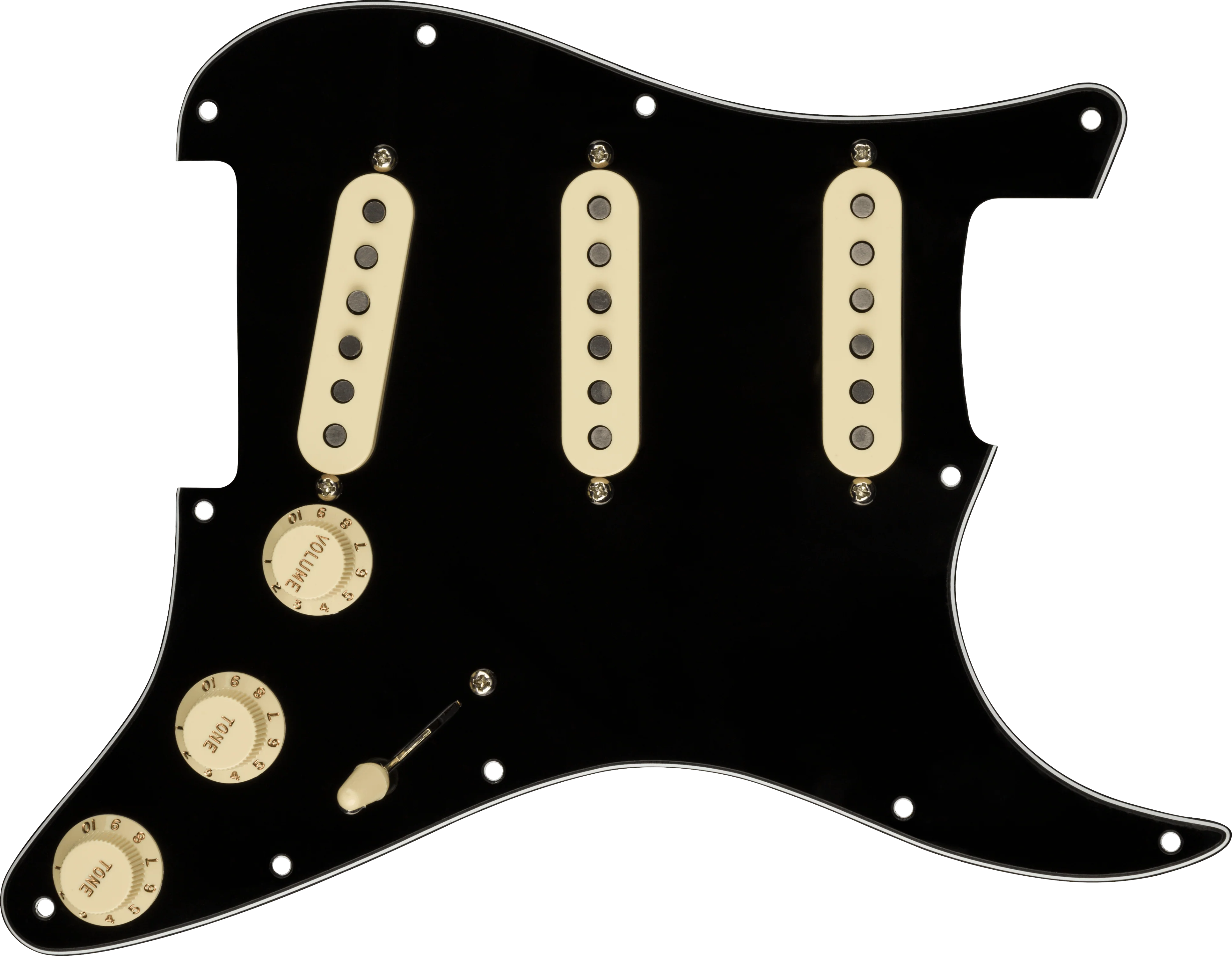 Pre-Wired Strat® Pickguard, Custom '69 SSS 3 Pre-Wired Strat® Pickguard, Custom '69 SSS