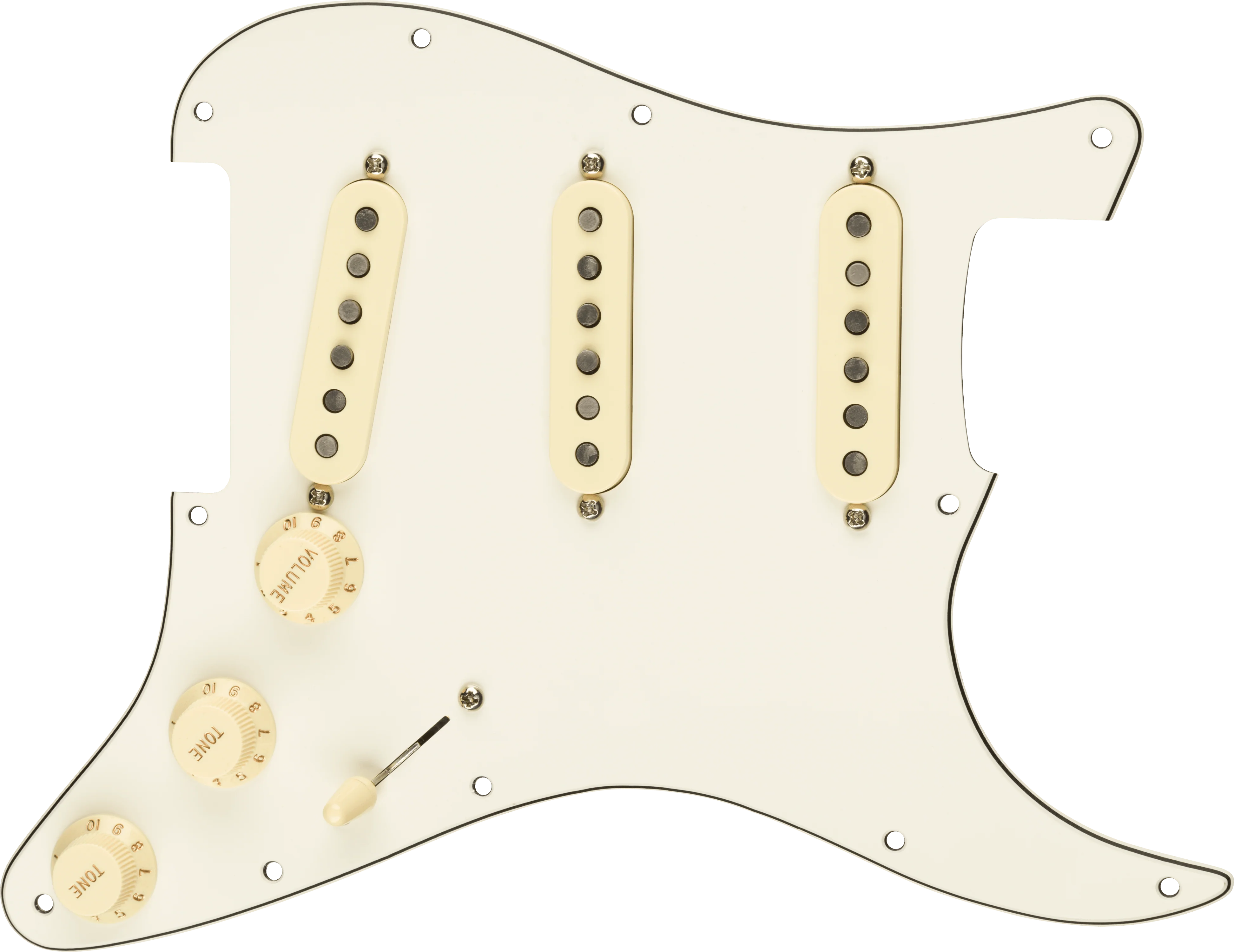 Pre-Wired Strat® Pickguard, Custom '69 SSS 4 Pre-Wired Strat® Pickguard, Custom '69 SSS