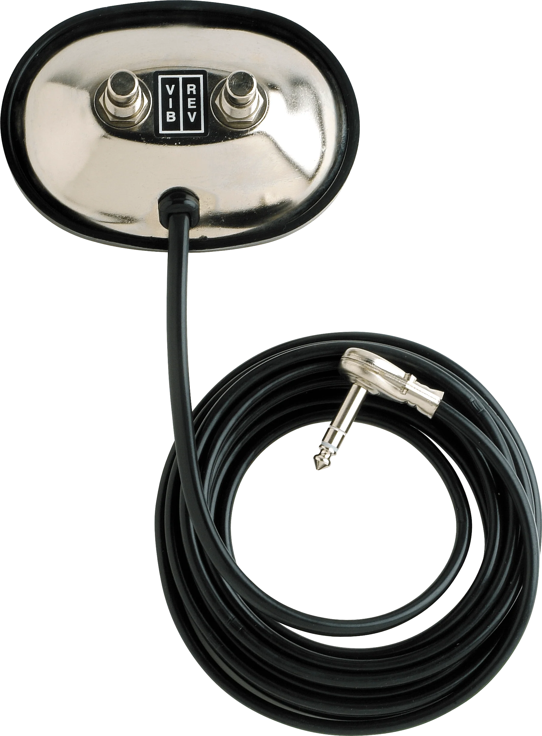 2-Button Vintage-Style Footswitch: Vibrato-Reverb (1/4" Jack)