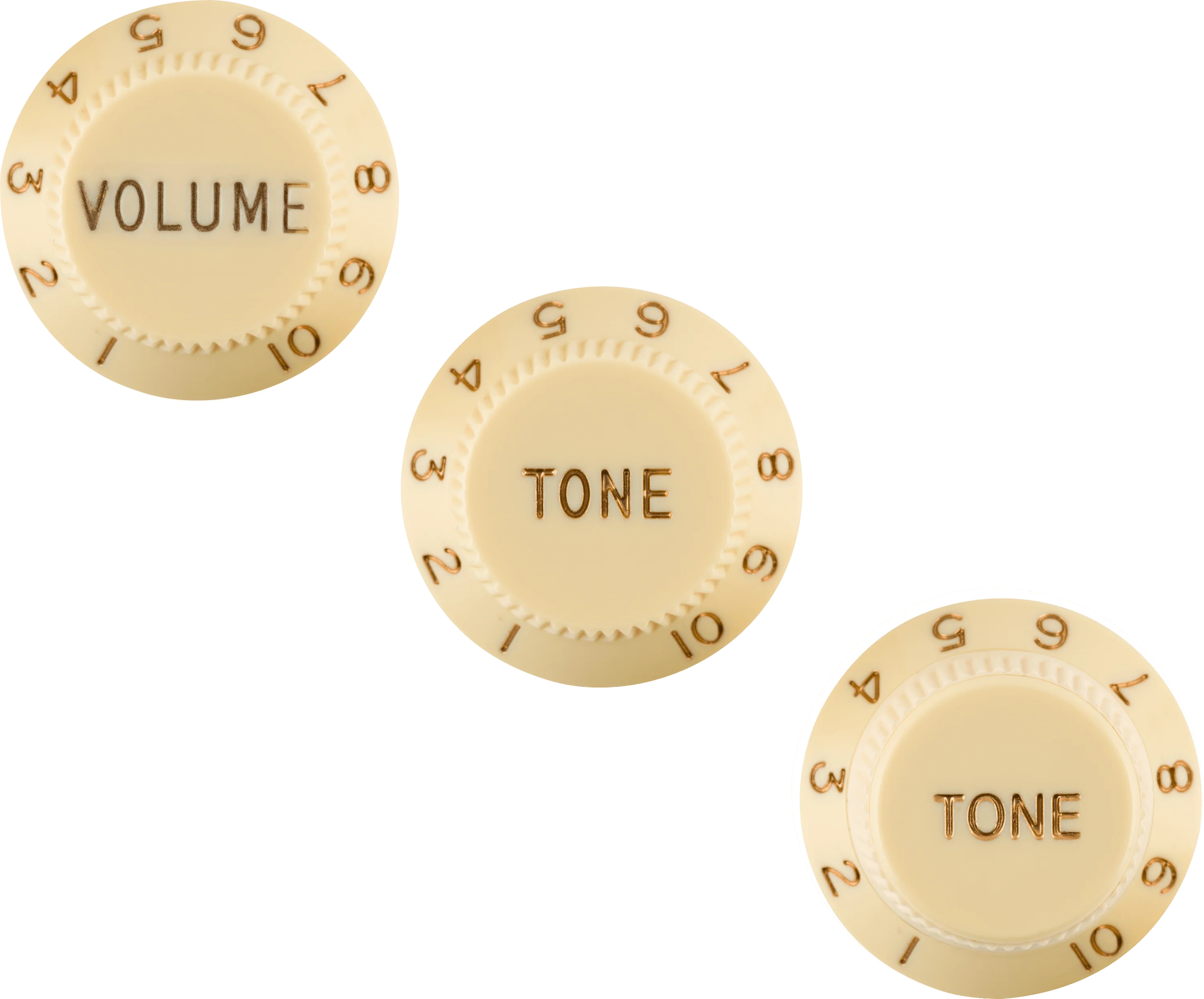 Stratocaster Knob Set- Left-Handed