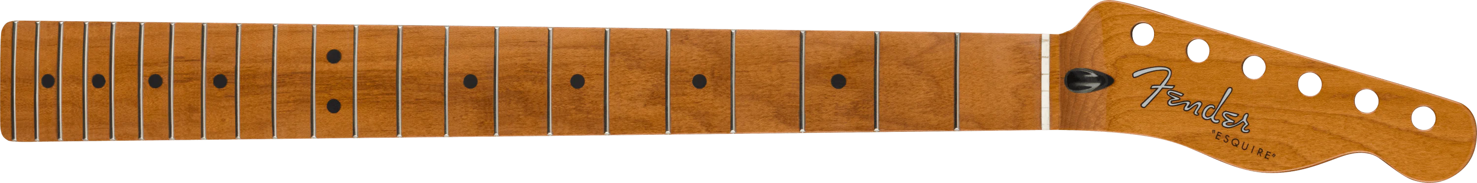 50's Modified Esquire® Neck, 22 Narrow Tall Frets, 9.5", U Shape, Roasted Maple