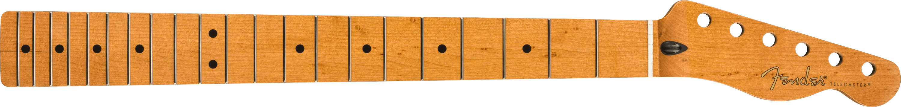 Roasted Maple Telecaster® Neck, 21 Narrow Tall Frets, 9.5", Maple, C Shape