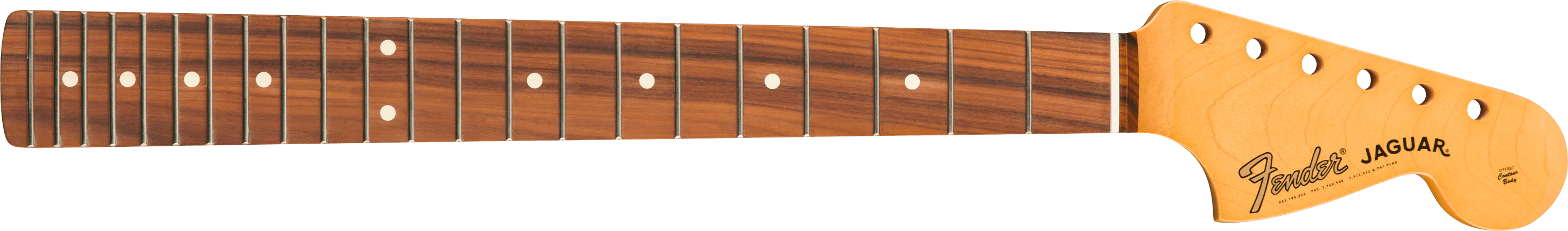 Classic Player Jaguar Neck, 22 Med Jumbo Frets, Pau Ferro, C shape