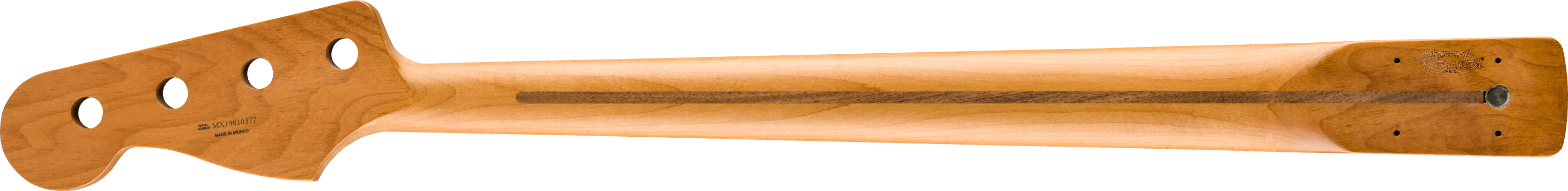 Roasted Maple Jazz Bass® Neck, 20 Medium Jumbo Frets, 9.5", Maple, C Shape 2 Roasted Maple Jazz Bass® Neck, 20 Medium Jumbo Frets, 9.5", Maple, C Shape
