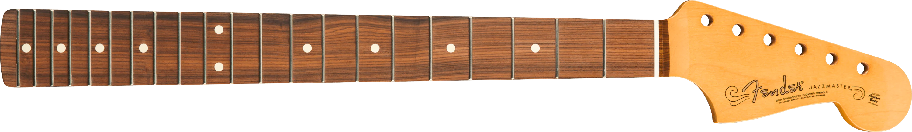 Classic Player Jazzmaster Neck, 21 Med Jumbo Frets, Pau Ferro, C Shape