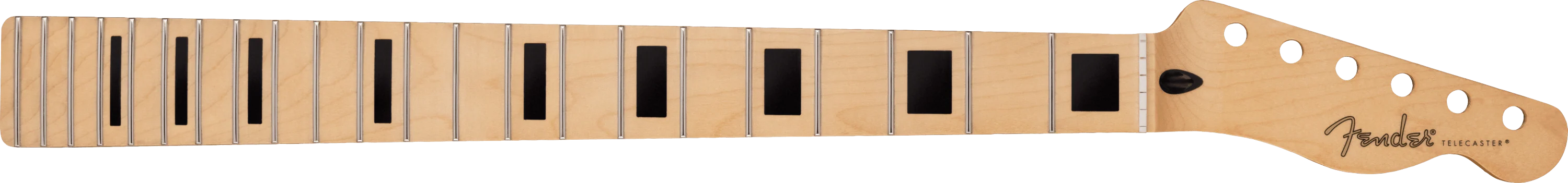Player Series Telecaster® Neck w/Block Inlays, 22 Medium Jumbo Frets, Maple 1 Player Series Telecaster® Neck w/Block Inlays, 22 Medium Jumbo Frets, Maple