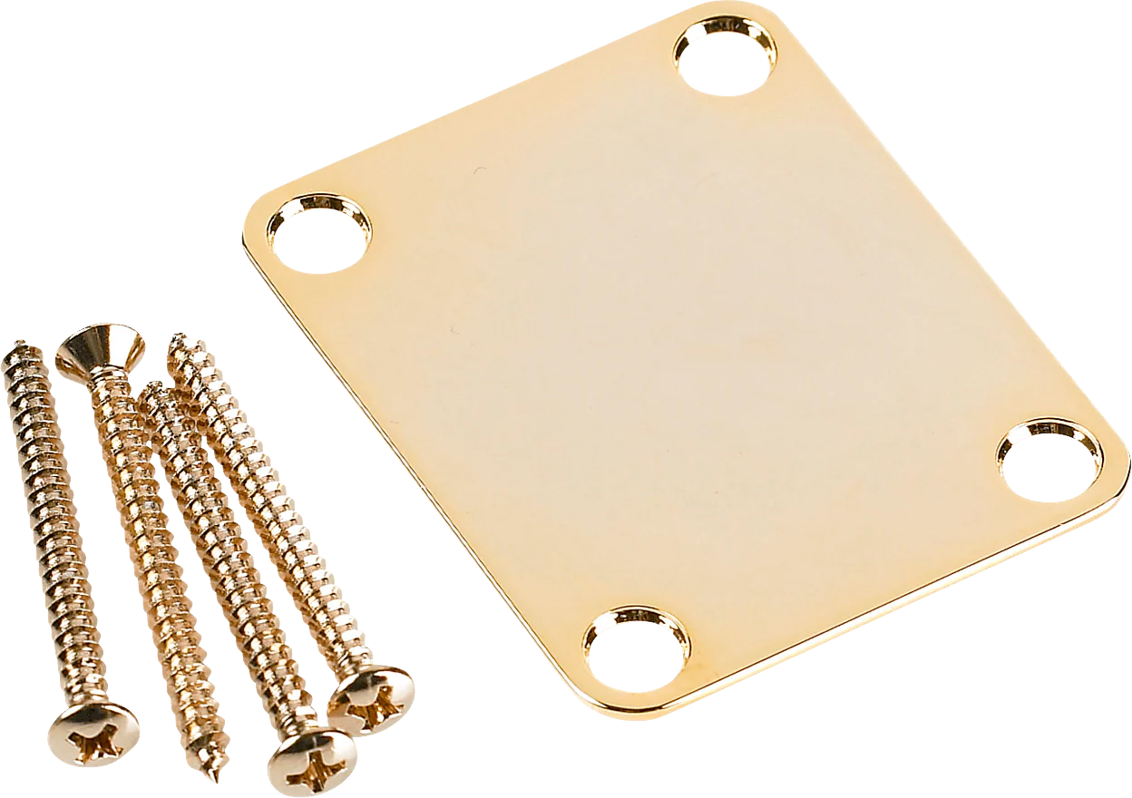 4-Bolt Vintage-Style Neck Plate (No Logo) 2 4-Bolt Vintage-Style Neck Plate (No Logo)