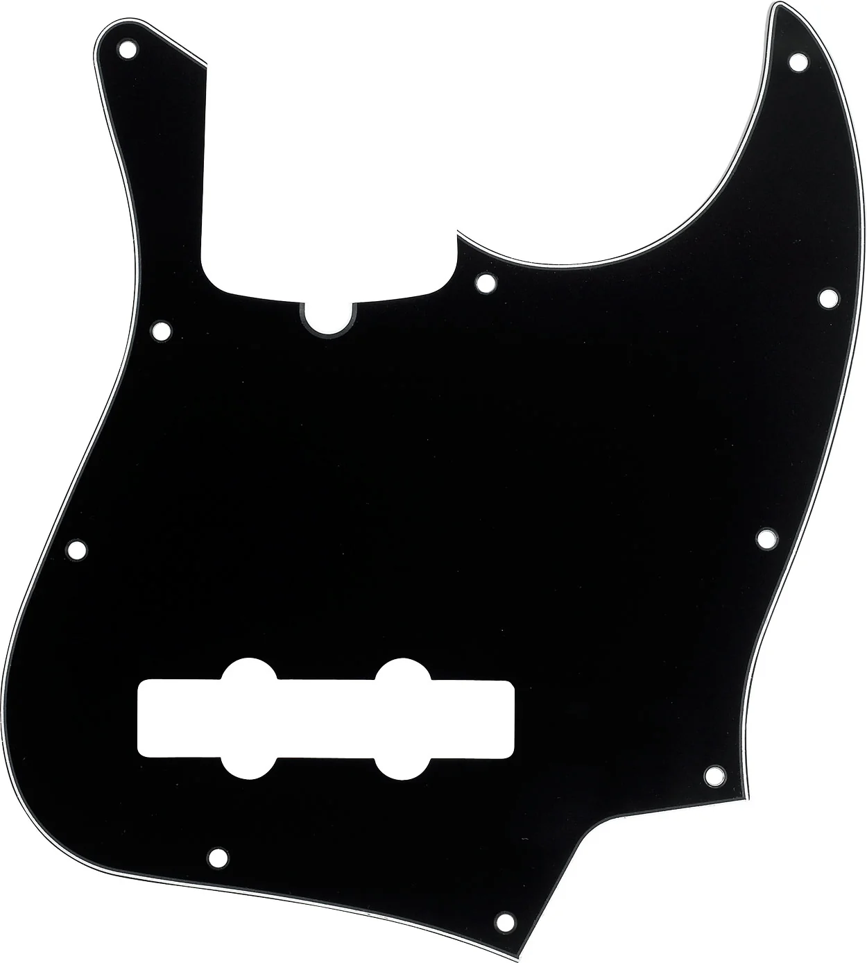 10-Hole Contemporary Jazz Bass Pickguards 2 10-Hole Contemporary Jazz Bass Pickguards
